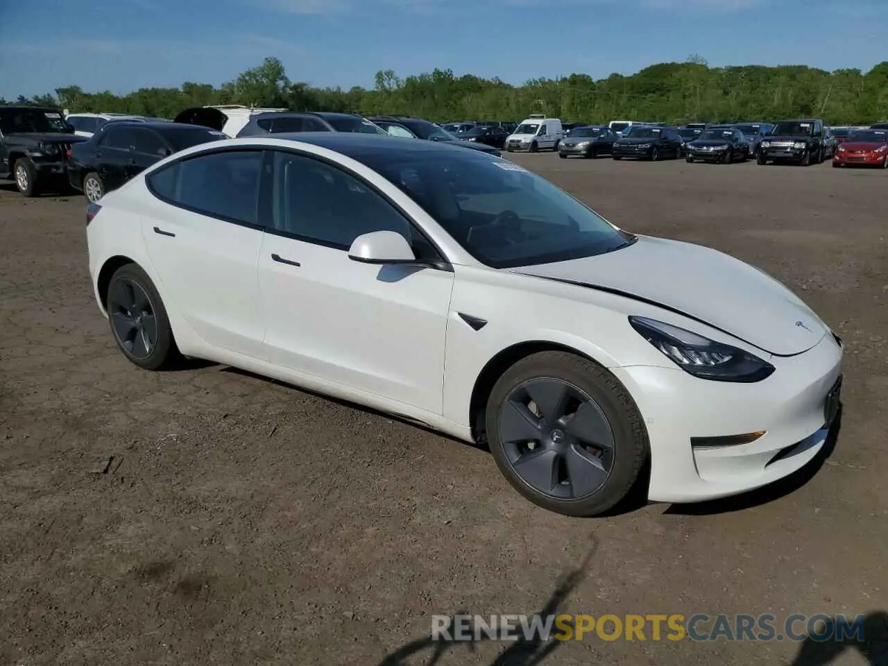 4 Photograph of a damaged car 5YJ3E1EA5MF854785 TESLA MODEL 3 2021