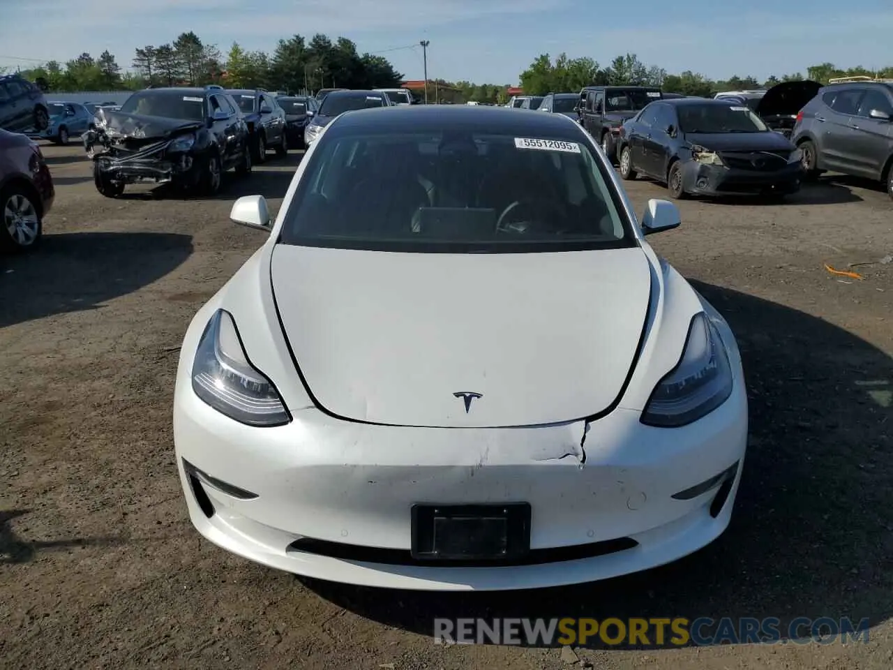 5 Photograph of a damaged car 5YJ3E1EA5MF854785 TESLA MODEL 3 2021