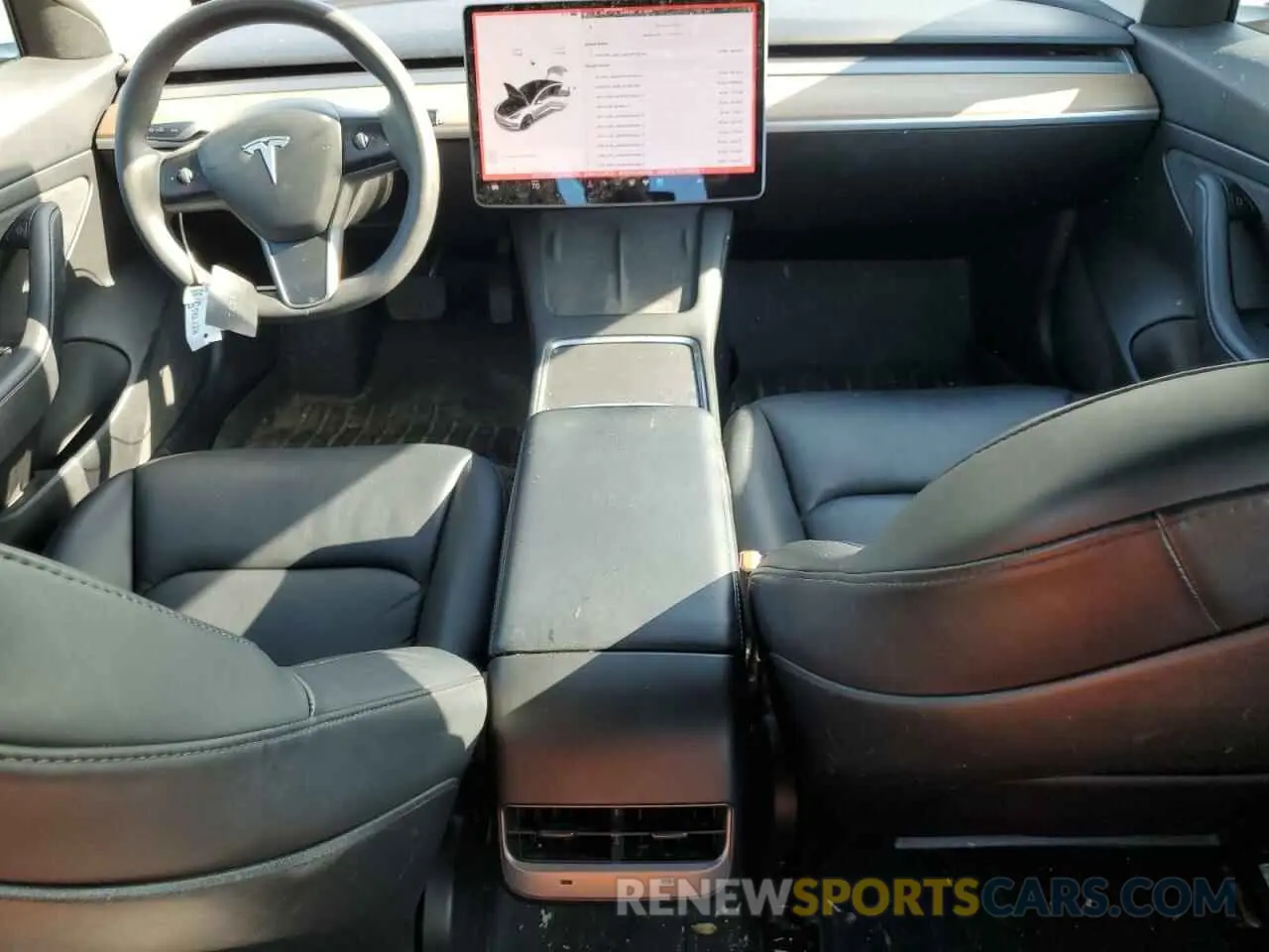 8 Photograph of a damaged car 5YJ3E1EA5MF854785 TESLA MODEL 3 2021