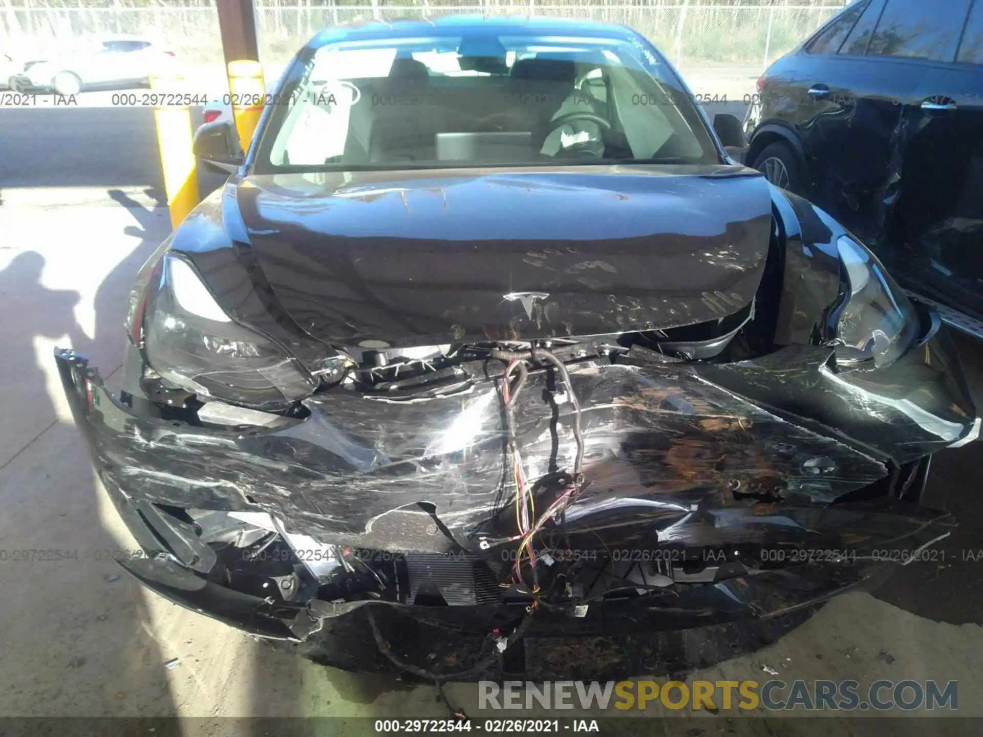 6 Photograph of a damaged car 5YJ3E1EA5MF870663 TESLA MODEL 3 2021