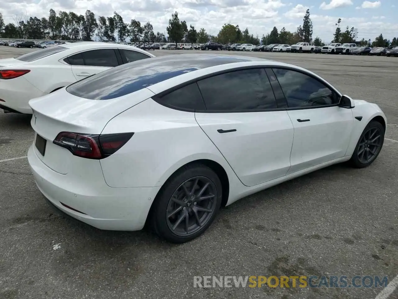 3 Photograph of a damaged car 5YJ3E1EA5MF874213 TESLA MODEL 3 2021