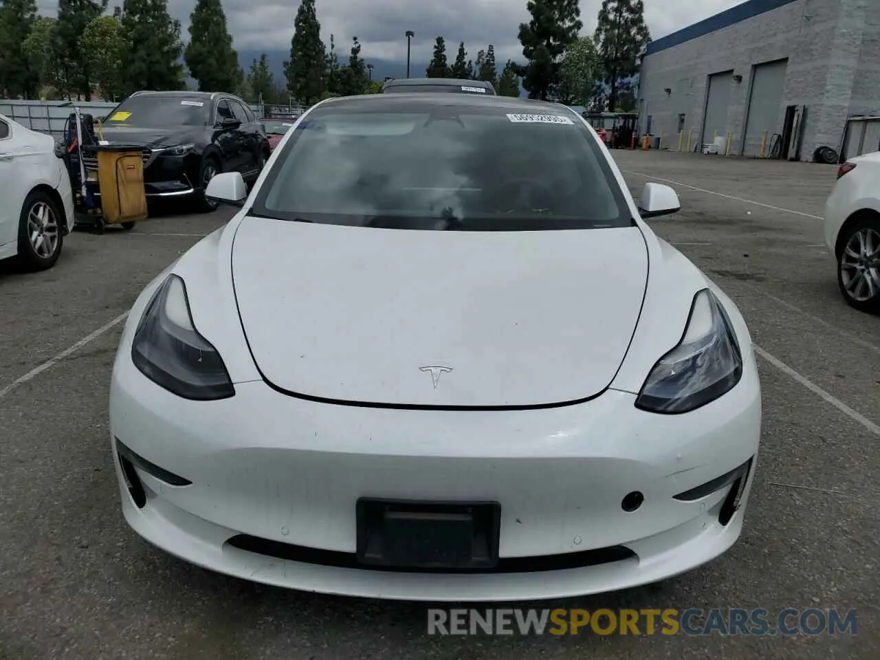 5 Photograph of a damaged car 5YJ3E1EA5MF874213 TESLA MODEL 3 2021