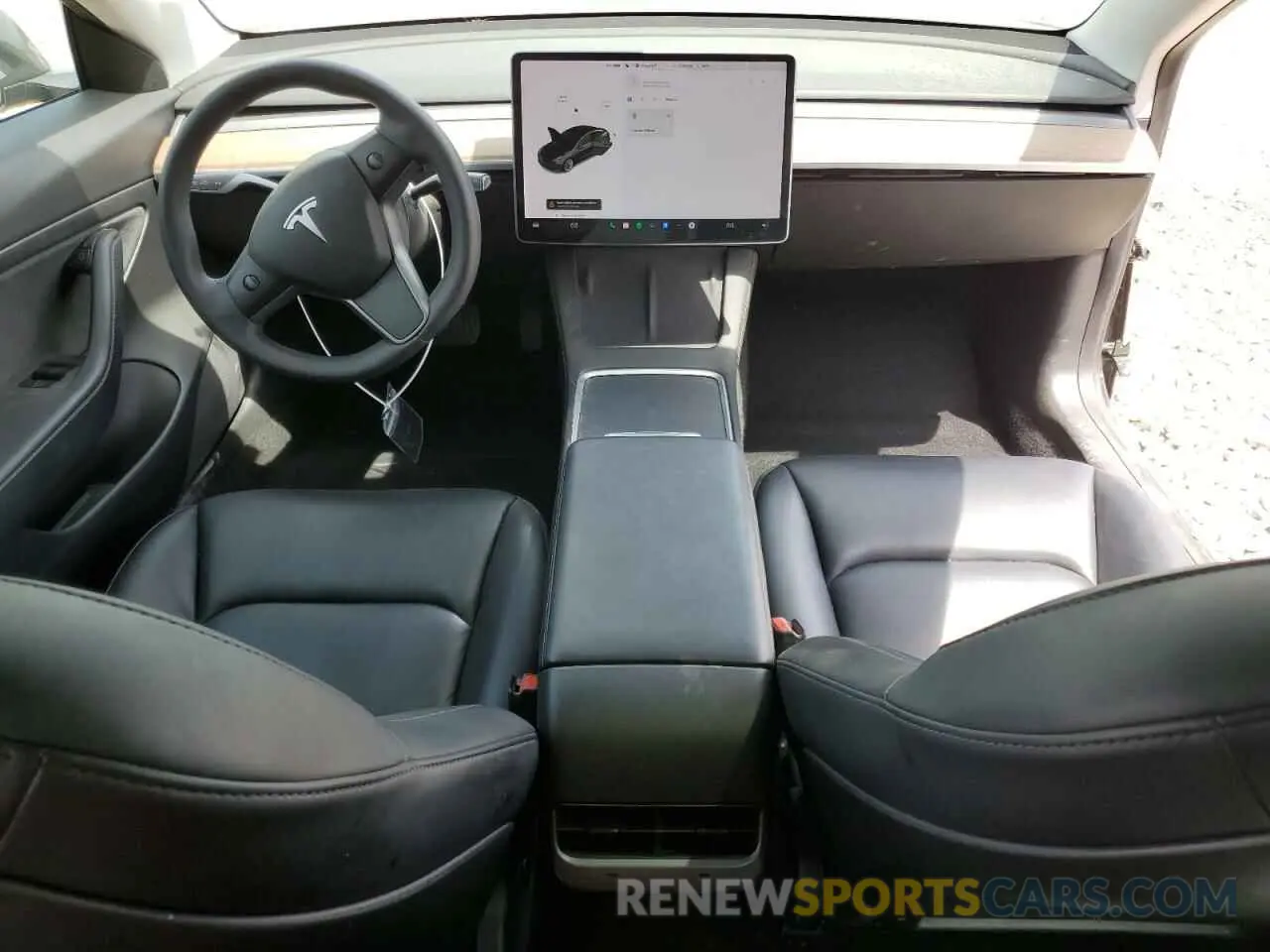 8 Photograph of a damaged car 5YJ3E1EA5MF908067 TESLA MODEL 3 2021