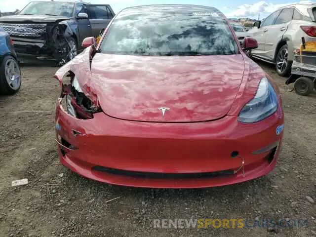 5 Photograph of a damaged car 5YJ3E1EA5MF908179 TESLA MODEL 3 2021