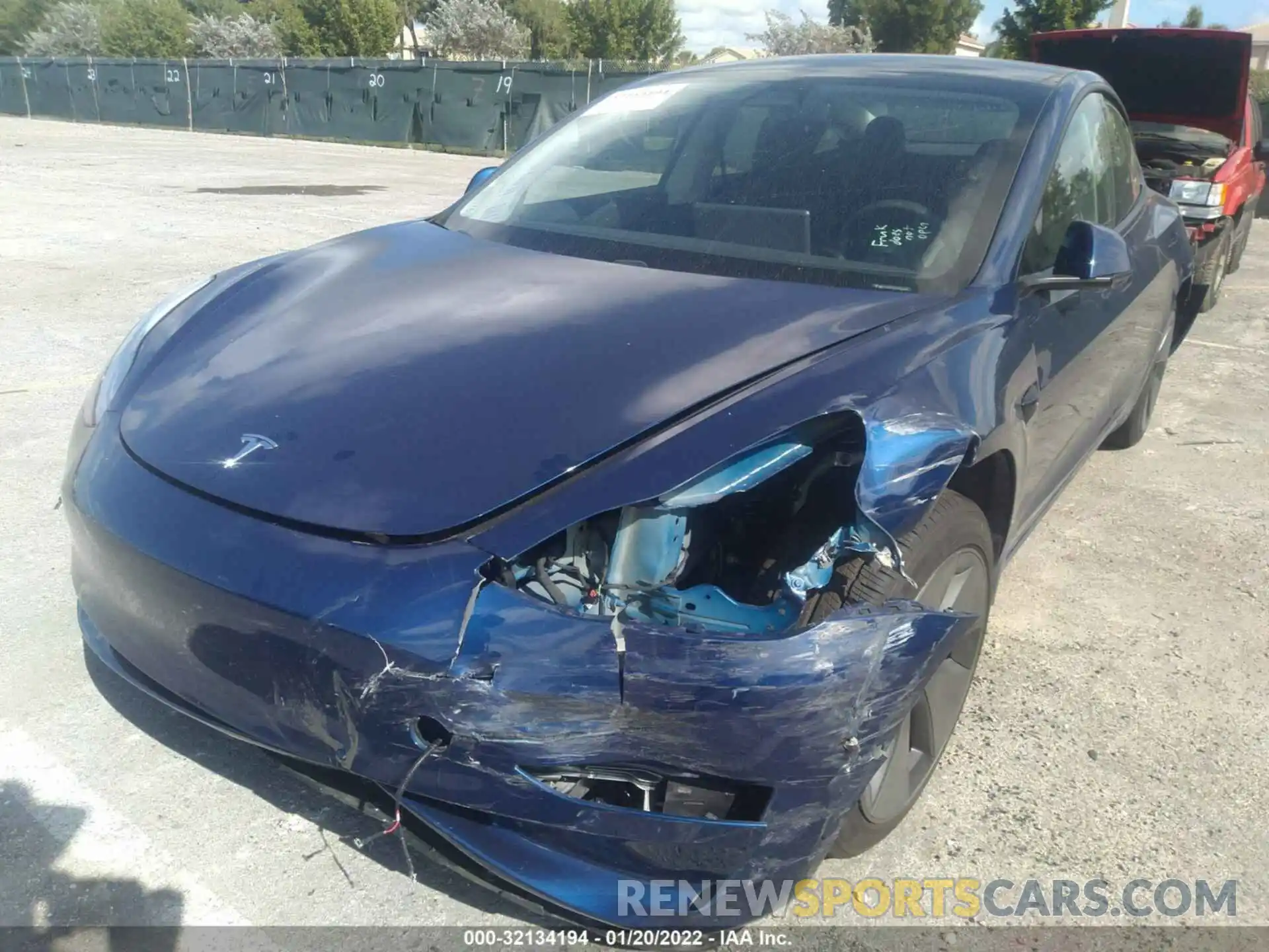 6 Photograph of a damaged car 5YJ3E1EA5MF915908 TESLA MODEL 3 2021