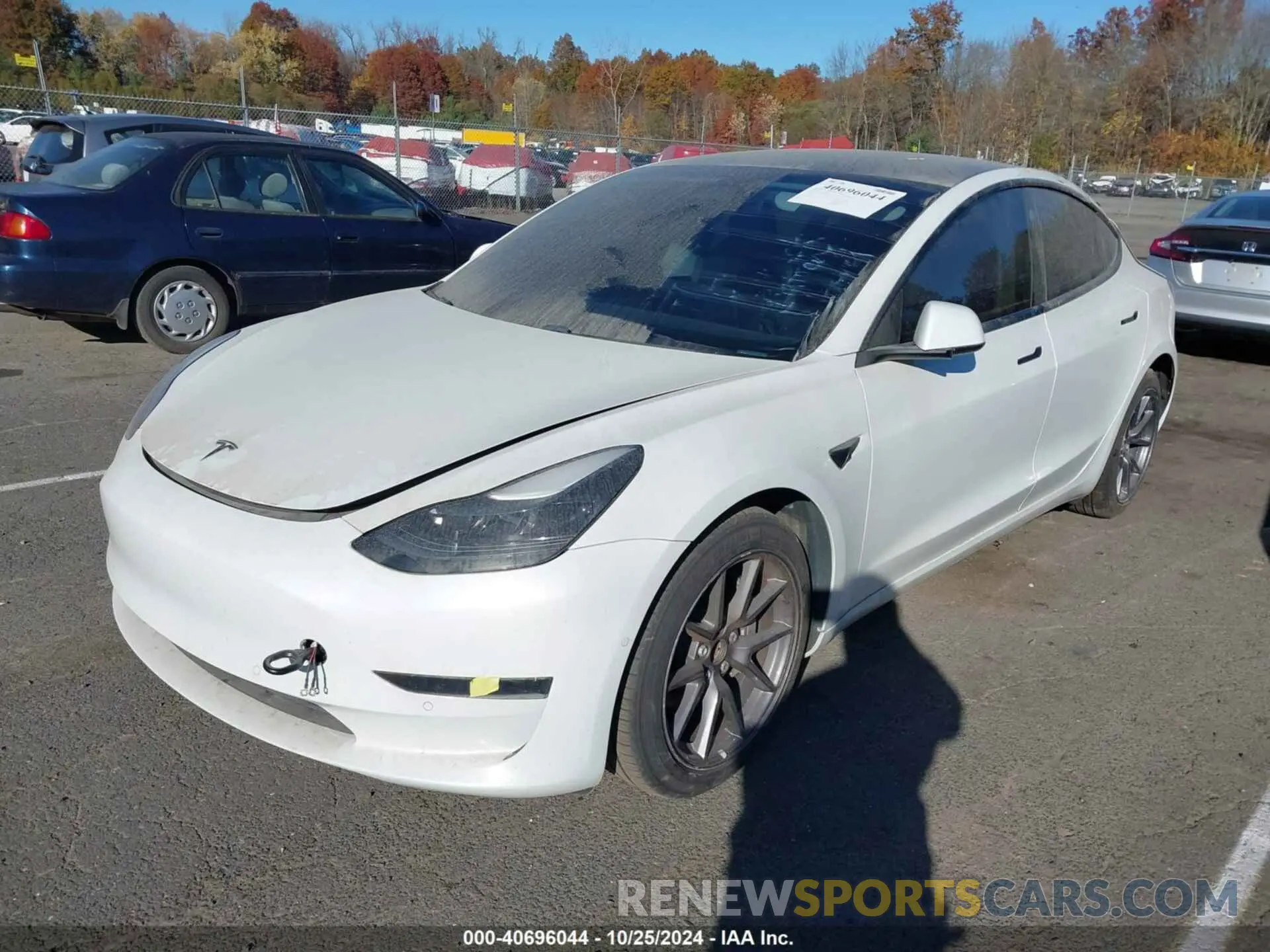 2 Photograph of a damaged car 5YJ3E1EA5MF919859 TESLA MODEL 3 2021
