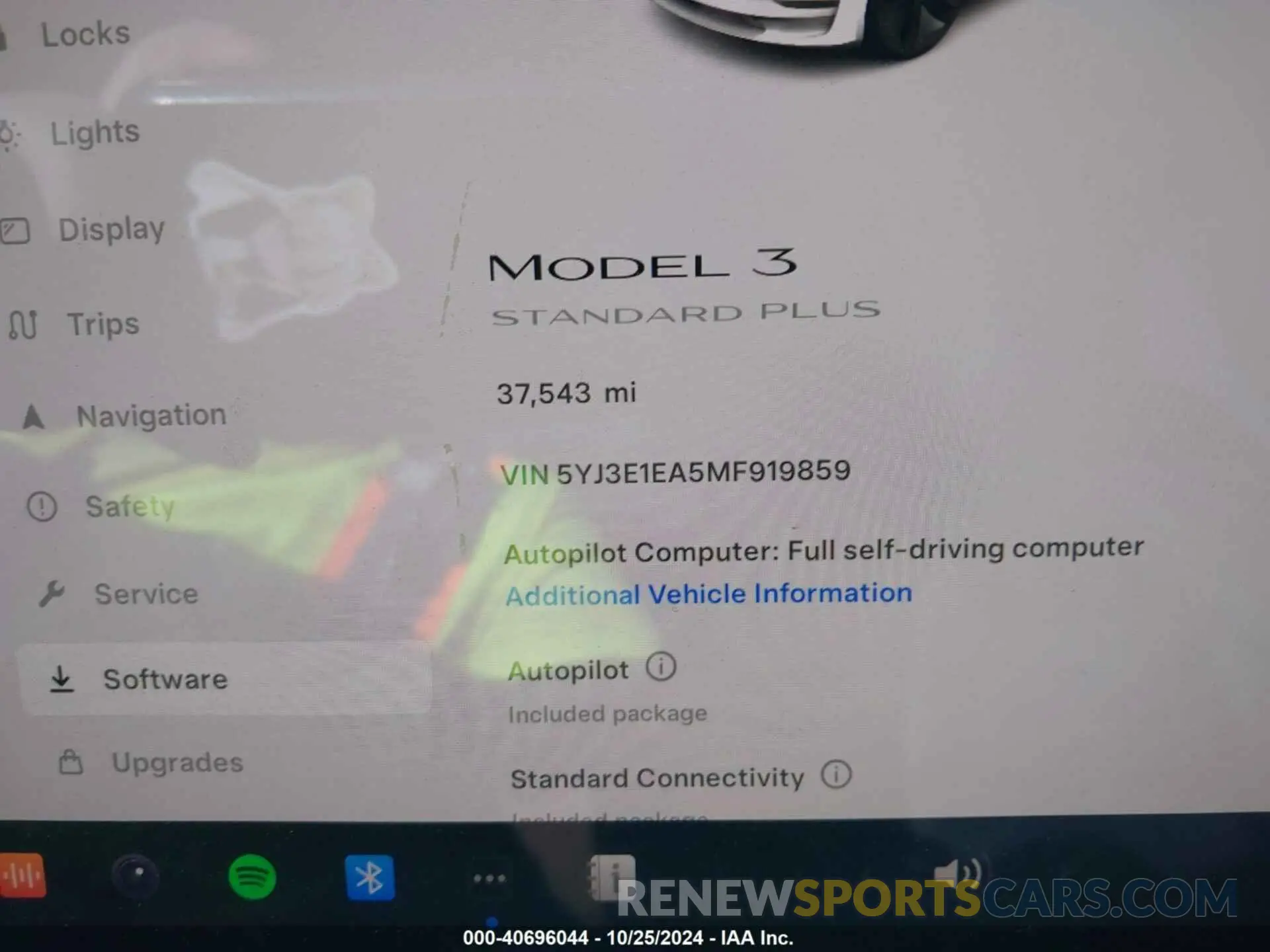 7 Photograph of a damaged car 5YJ3E1EA5MF919859 TESLA MODEL 3 2021