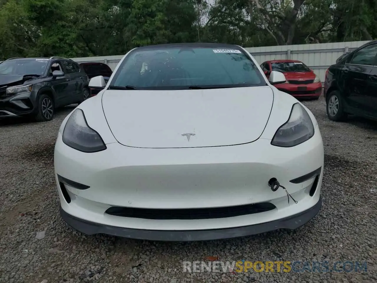 5 Photograph of a damaged car 5YJ3E1EA5MF922132 TESLA MODEL 3 2021
