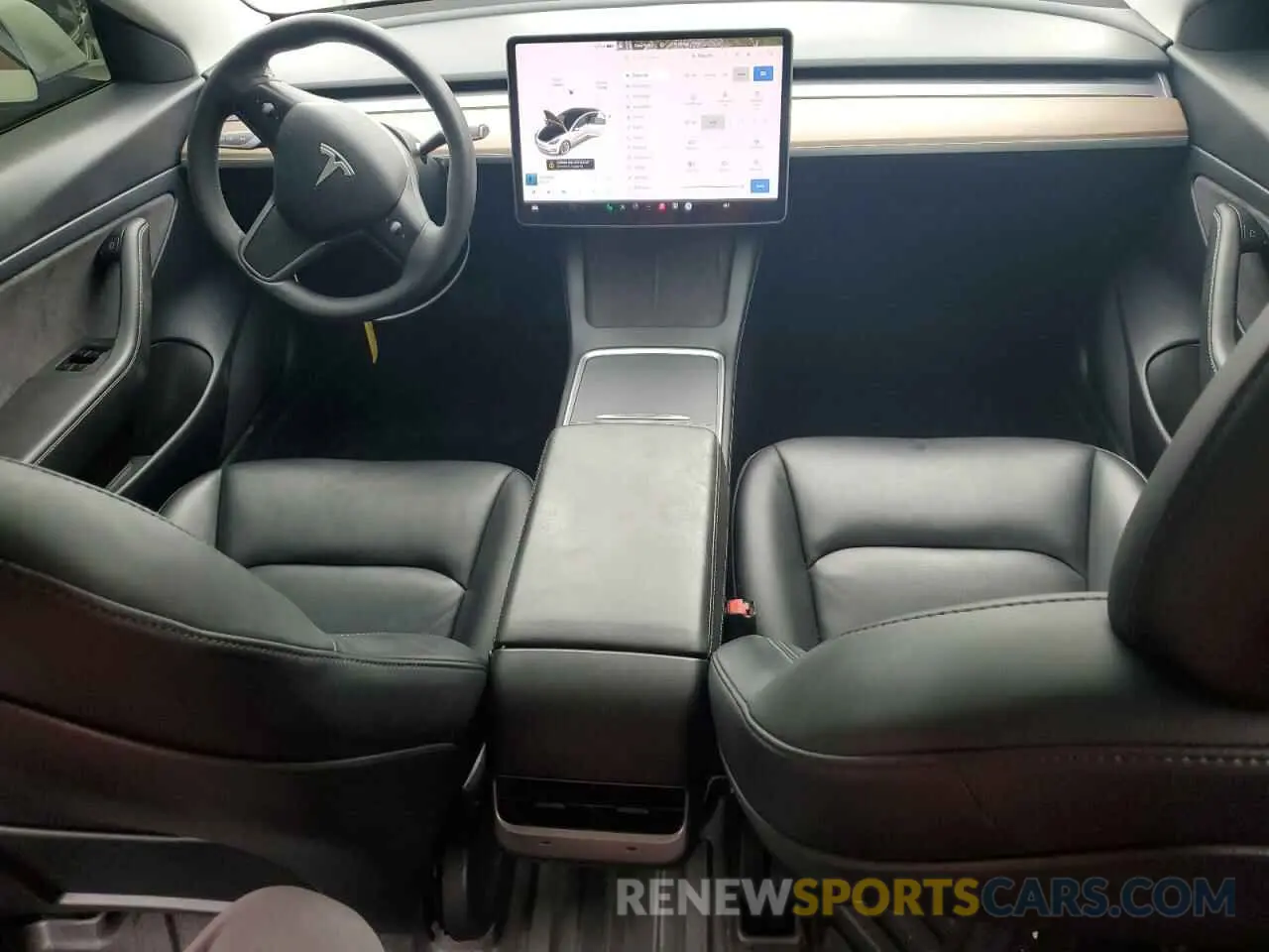 8 Photograph of a damaged car 5YJ3E1EA5MF922132 TESLA MODEL 3 2021