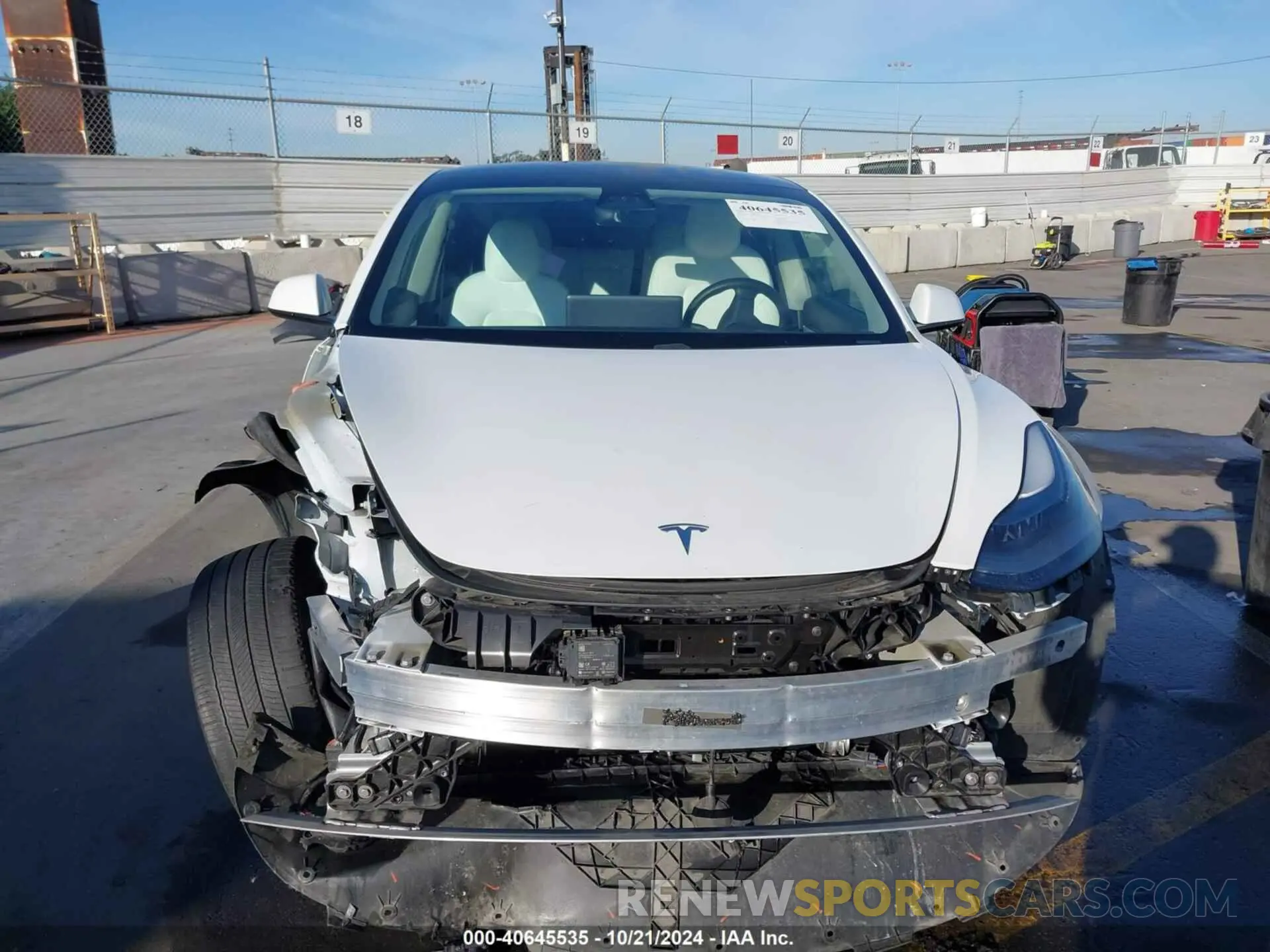 13 Photograph of a damaged car 5YJ3E1EA5MF942994 TESLA MODEL 3 2021