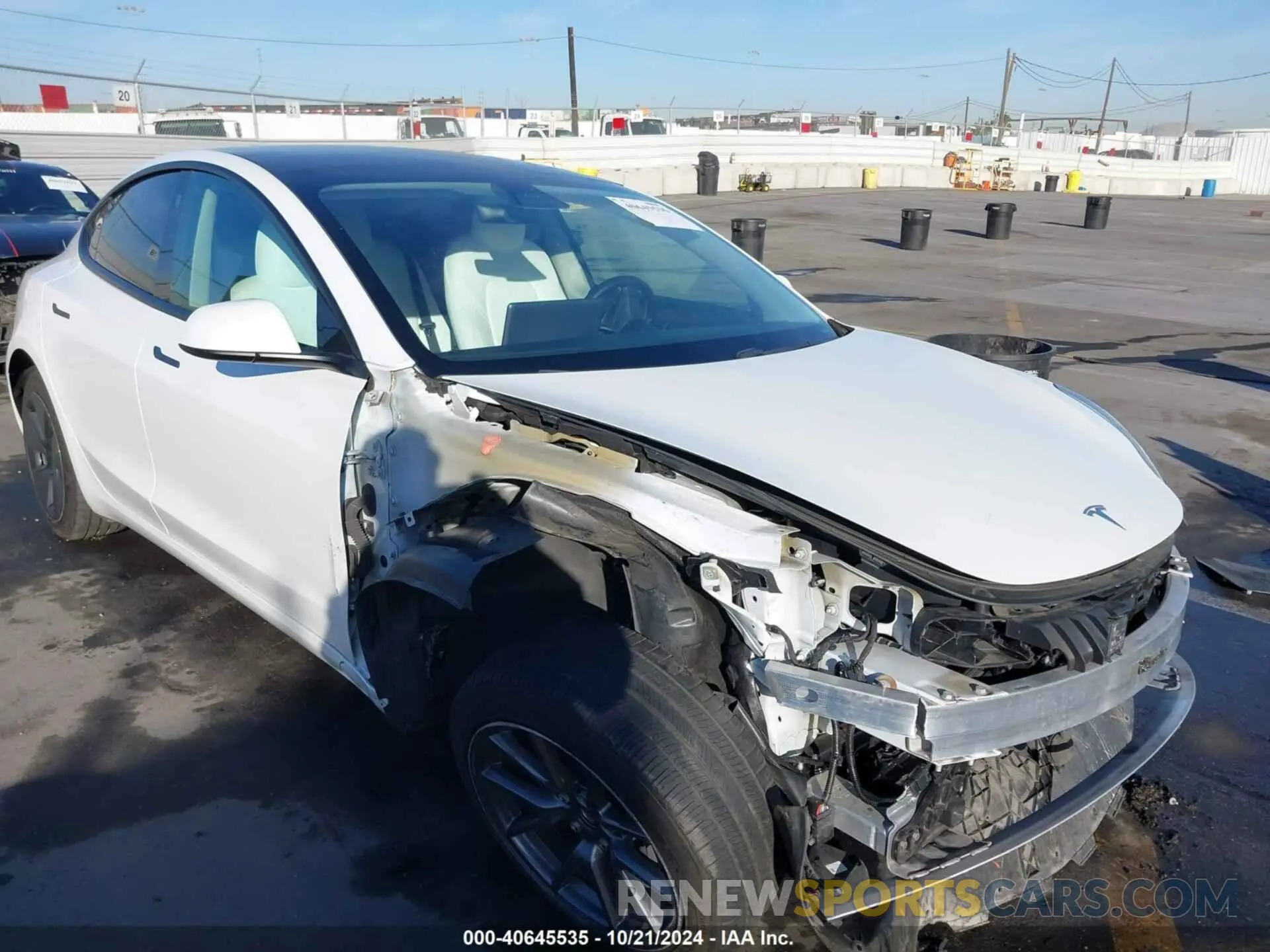 6 Photograph of a damaged car 5YJ3E1EA5MF942994 TESLA MODEL 3 2021