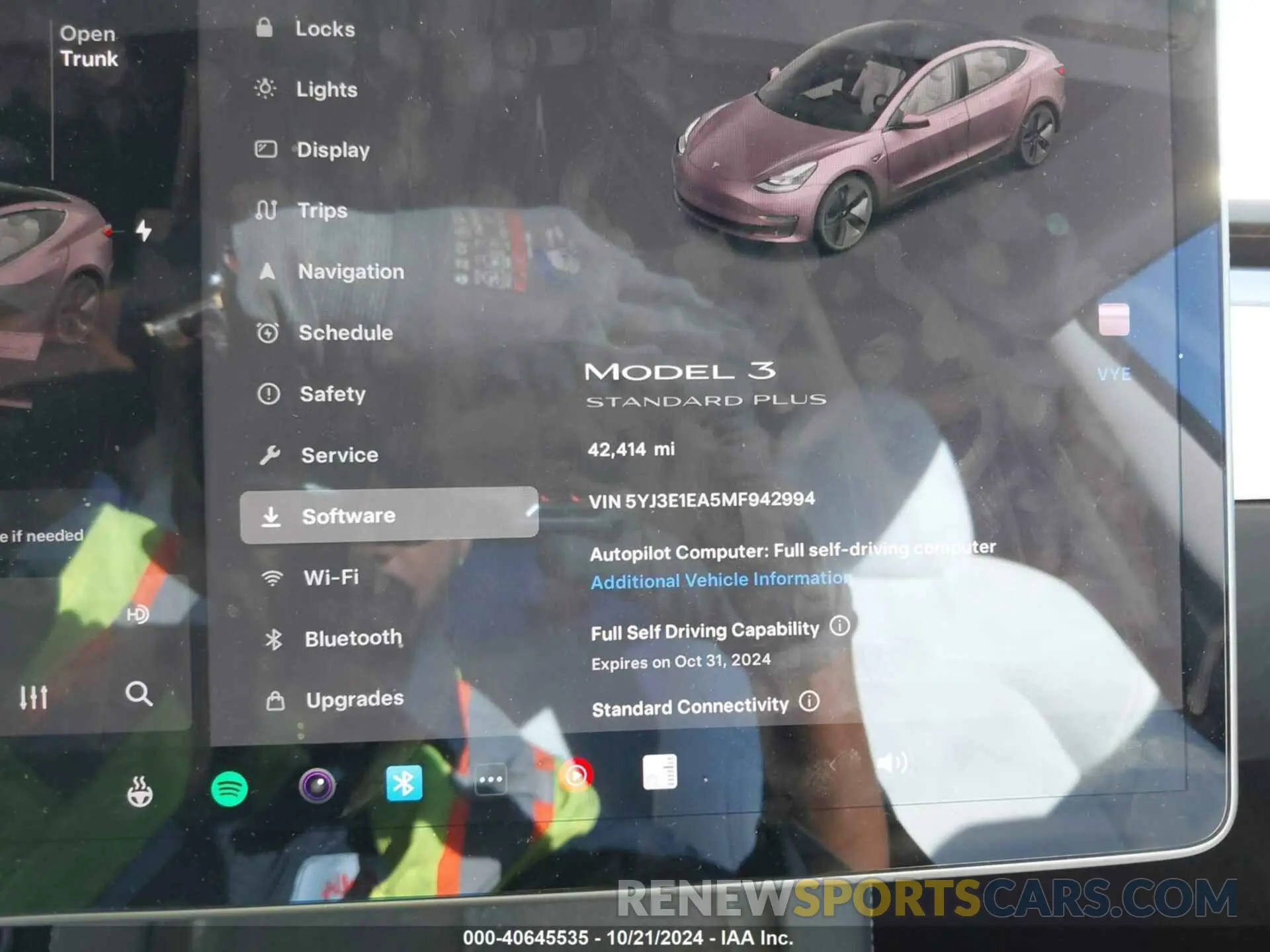 7 Photograph of a damaged car 5YJ3E1EA5MF942994 TESLA MODEL 3 2021