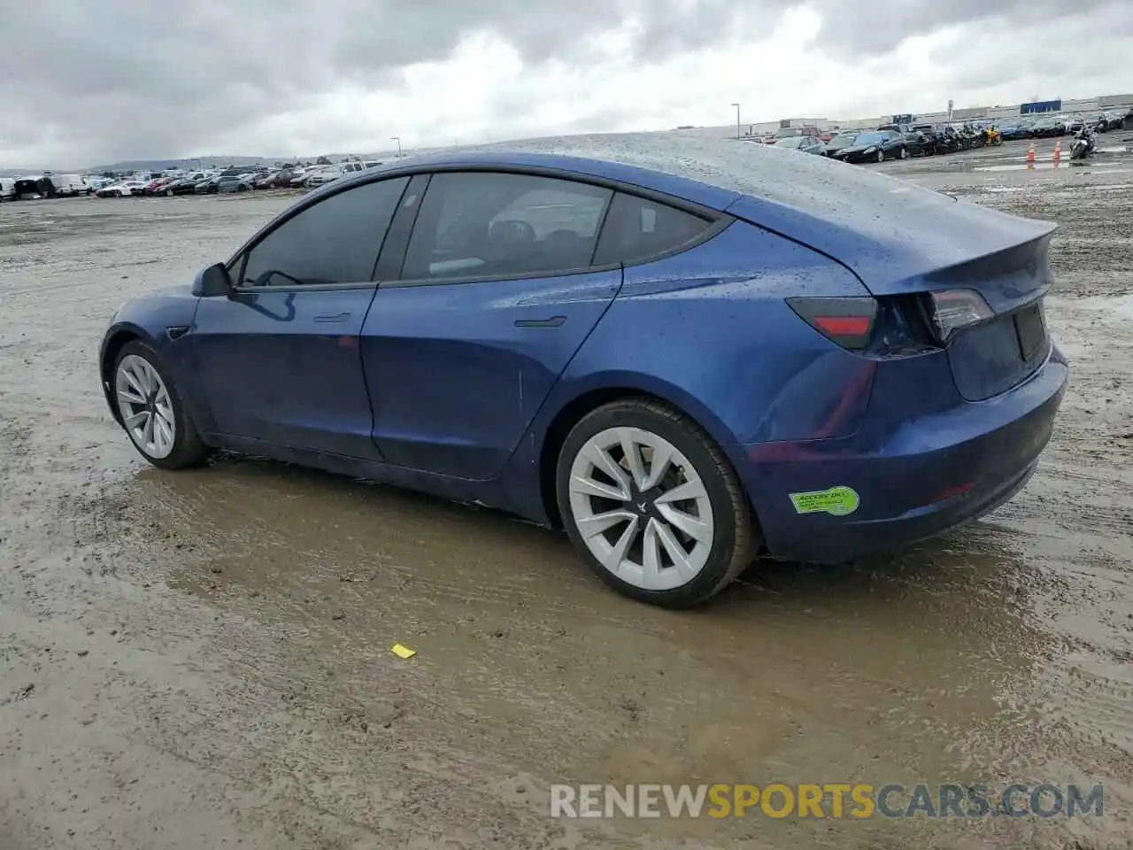 2 Photograph of a damaged car 5YJ3E1EA5MF943241 TESLA MODEL 3 2021