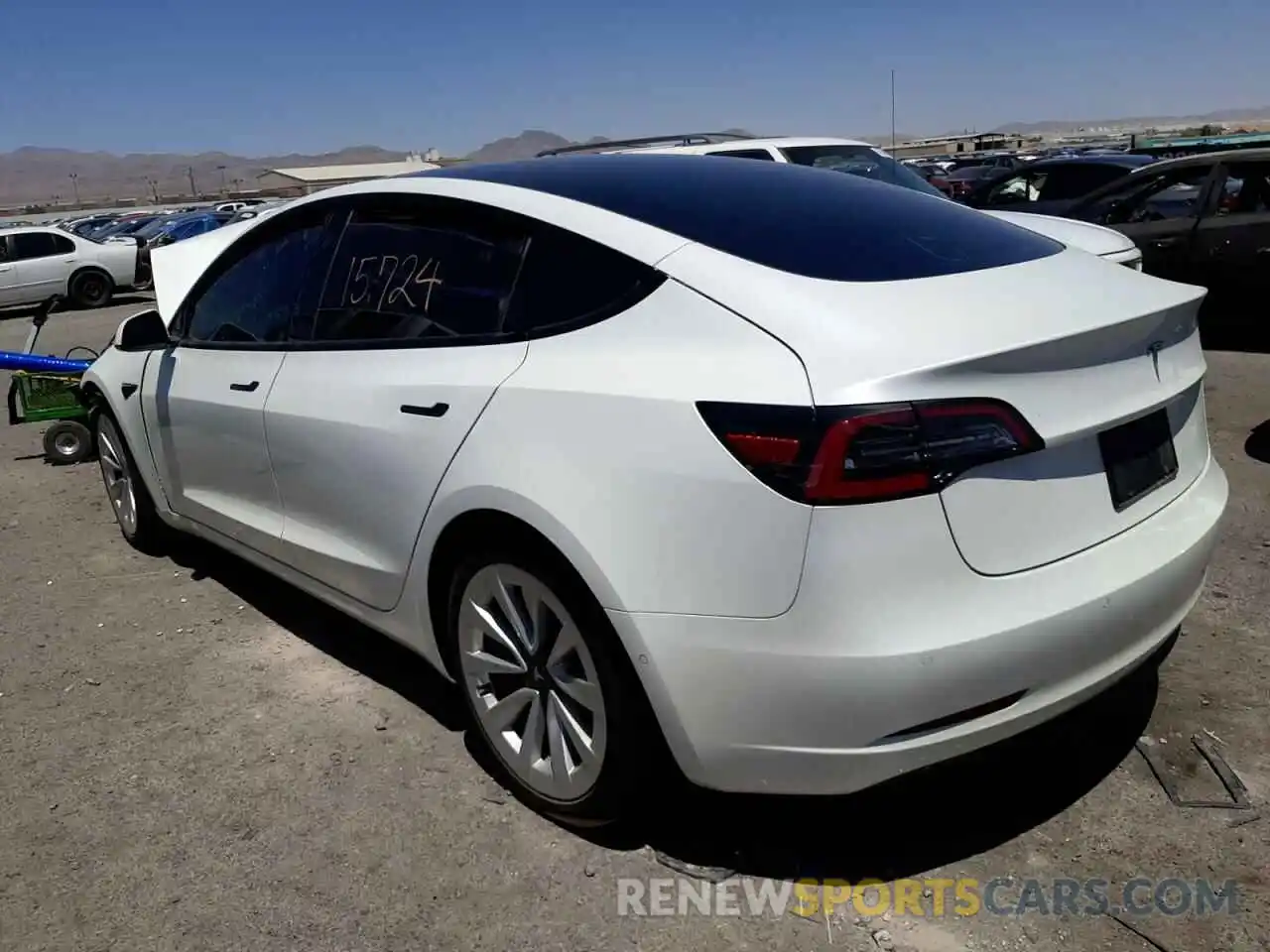 3 Photograph of a damaged car 5YJ3E1EA5MF994397 TESLA MODEL 3 2021