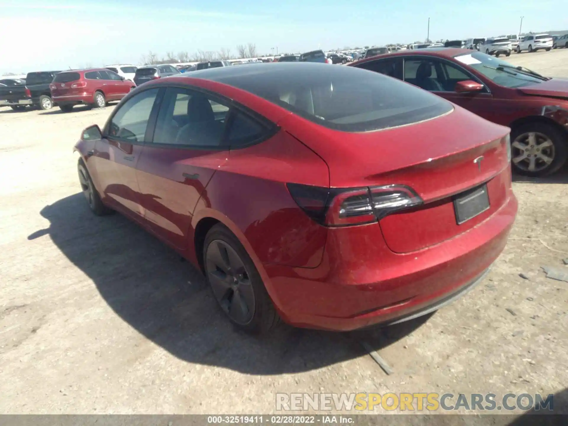 3 Photograph of a damaged car 5YJ3E1EA5MF996151 TESLA MODEL 3 2021