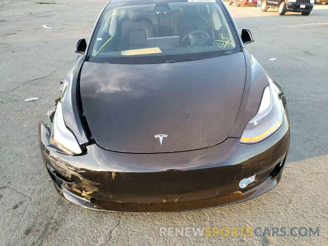 7 Photograph of a damaged car 5YJ3E1EA6MF001411 TESLA MODEL 3 2021