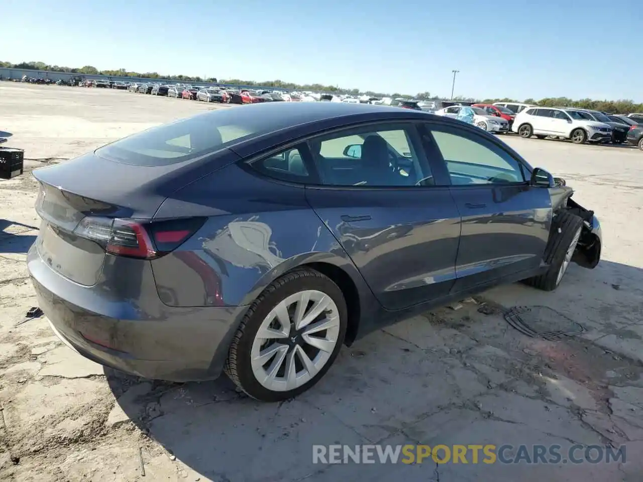 3 Photograph of a damaged car 5YJ3E1EA6MF017981 TESLA MODEL 3 2021