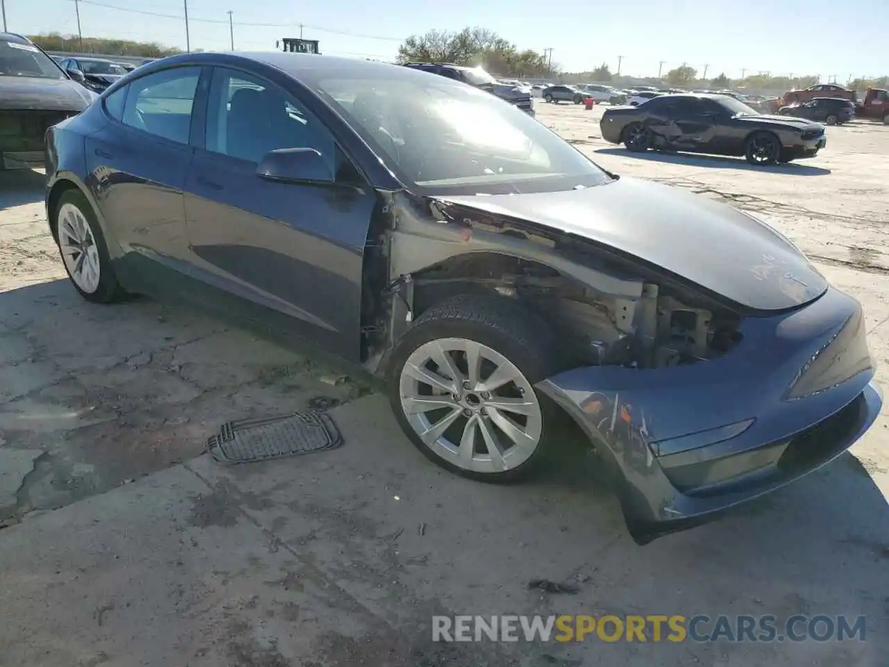 4 Photograph of a damaged car 5YJ3E1EA6MF017981 TESLA MODEL 3 2021