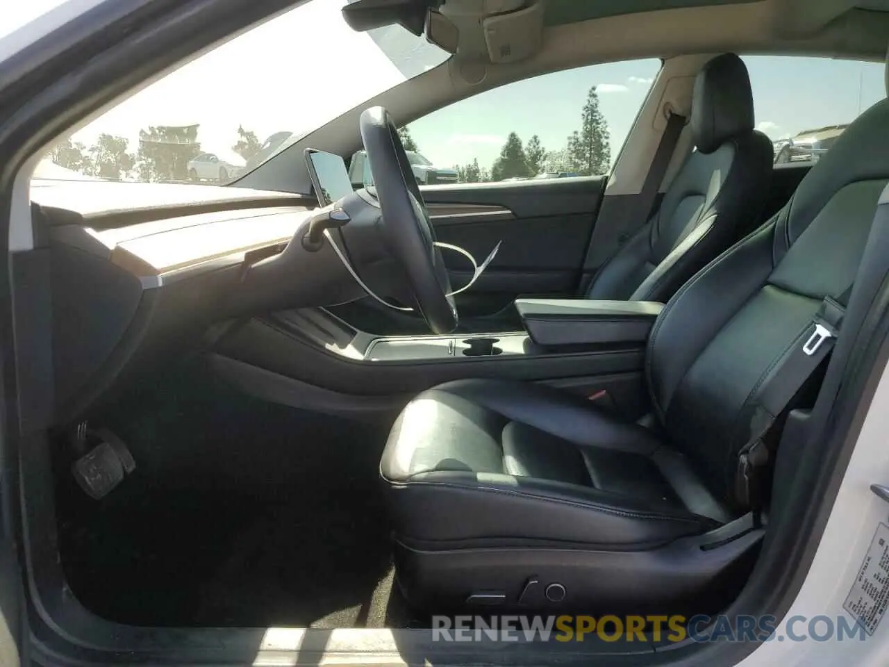 7 Photograph of a damaged car 5YJ3E1EA6MF023313 TESLA MODEL 3 2021