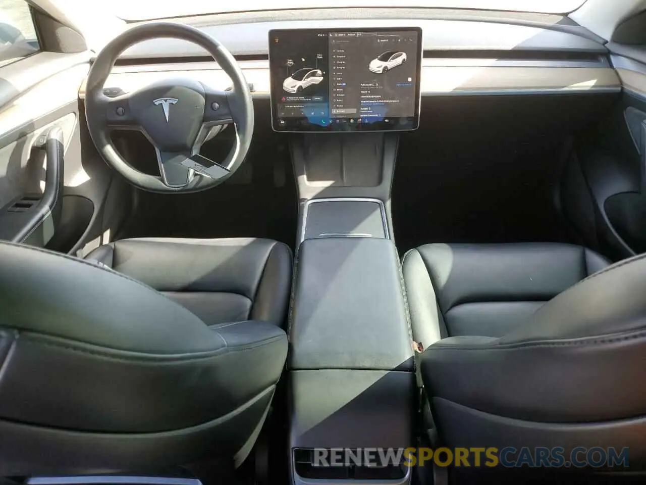 8 Photograph of a damaged car 5YJ3E1EA6MF023313 TESLA MODEL 3 2021
