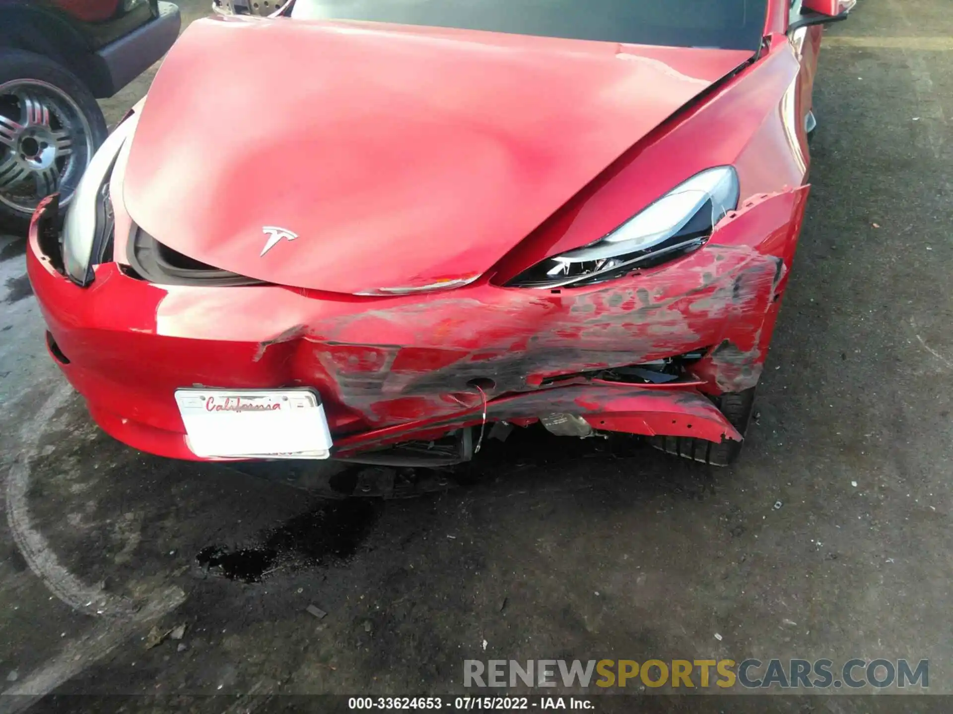 6 Photograph of a damaged car 5YJ3E1EA6MF028060 TESLA MODEL 3 2021