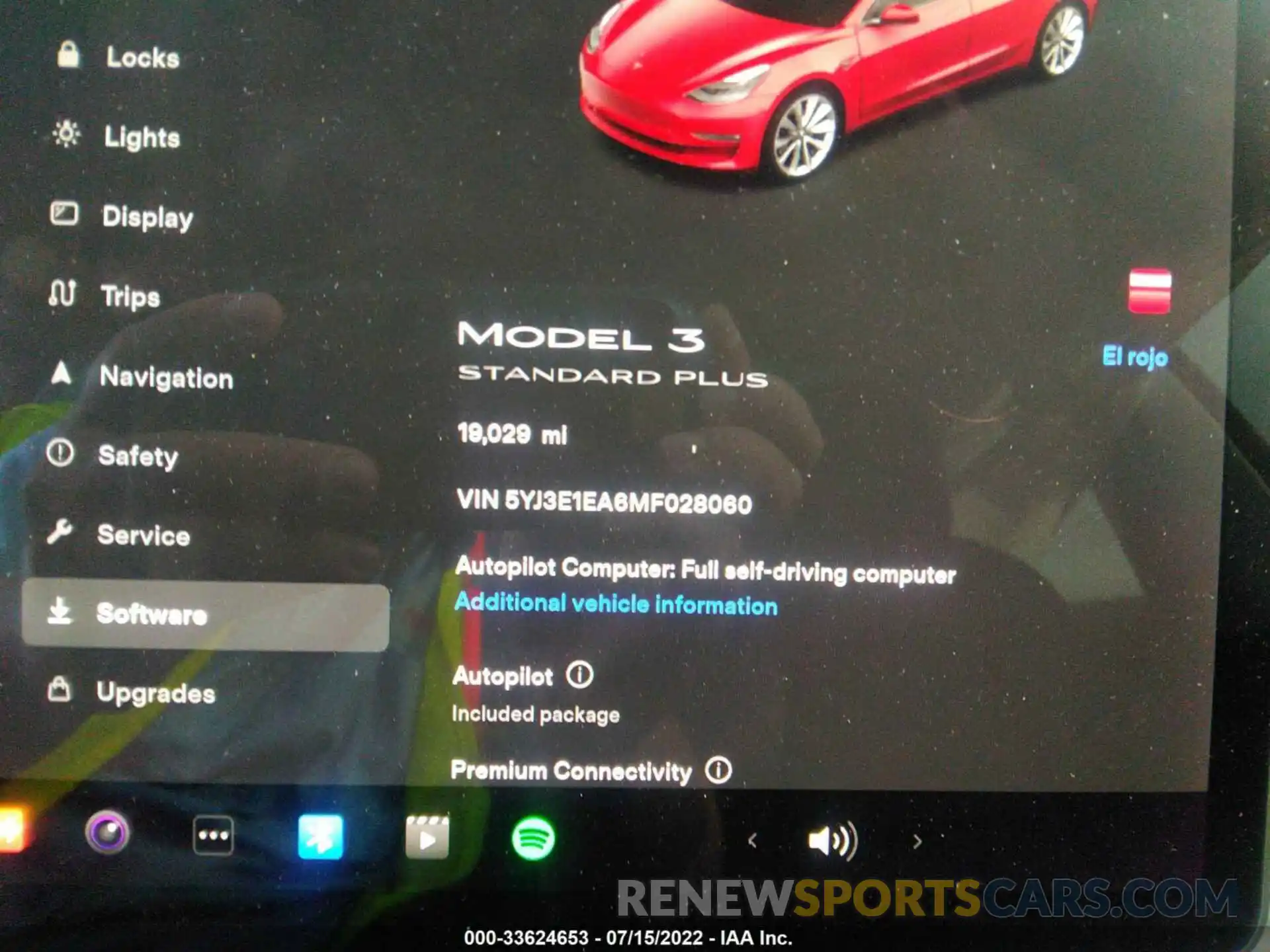 7 Photograph of a damaged car 5YJ3E1EA6MF028060 TESLA MODEL 3 2021