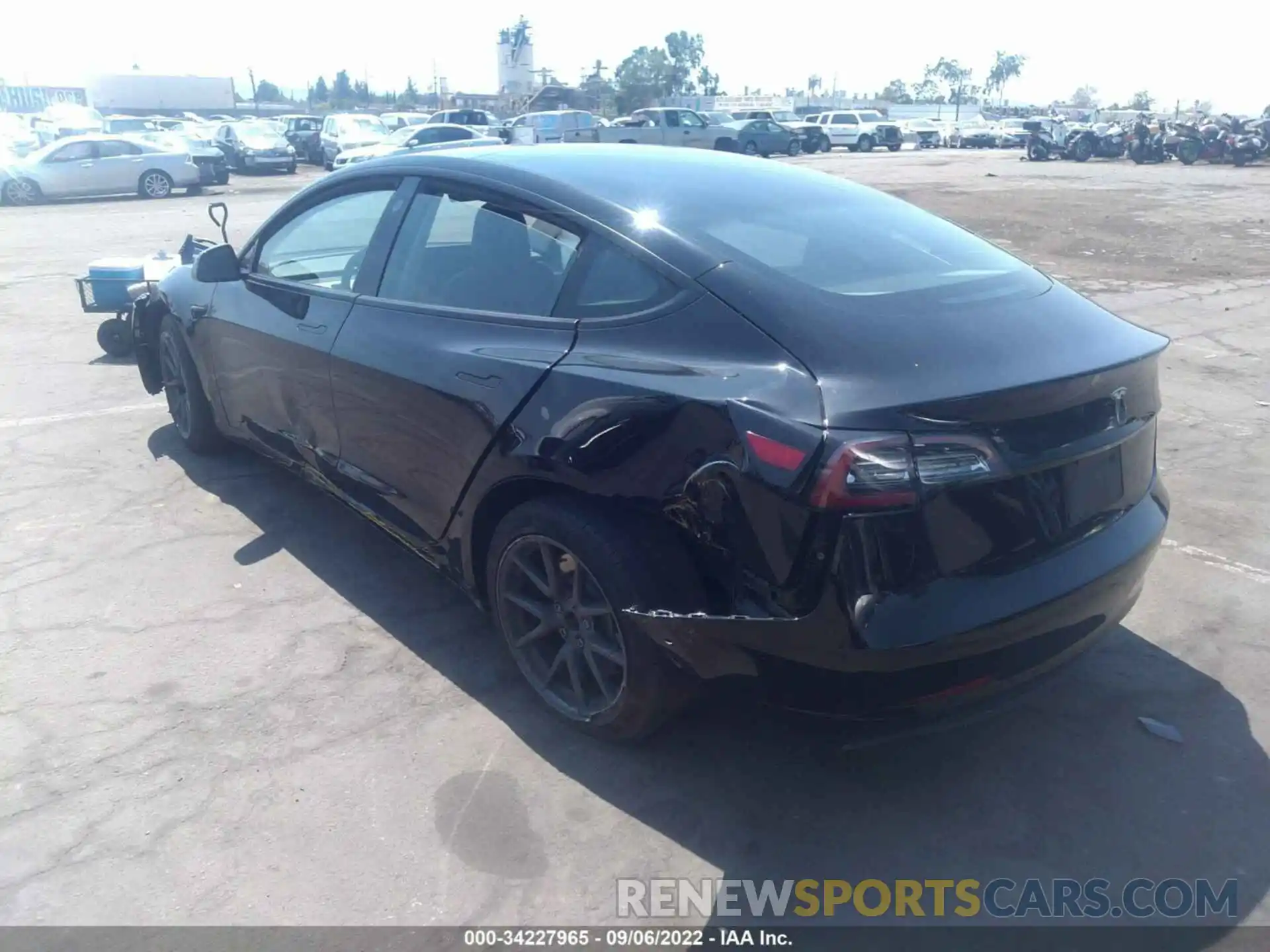 3 Photograph of a damaged car 5YJ3E1EA6MF051161 TESLA MODEL 3 2021