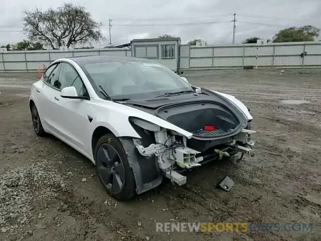 10 Photograph of a damaged car 5YJ3E1EA6MF058868 TESLA MODEL 3 2021
