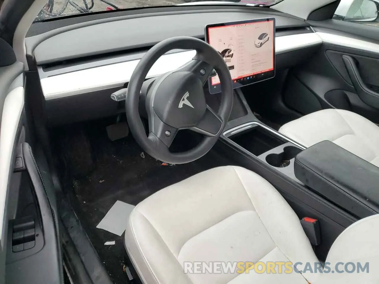 8 Photograph of a damaged car 5YJ3E1EA6MF058868 TESLA MODEL 3 2021