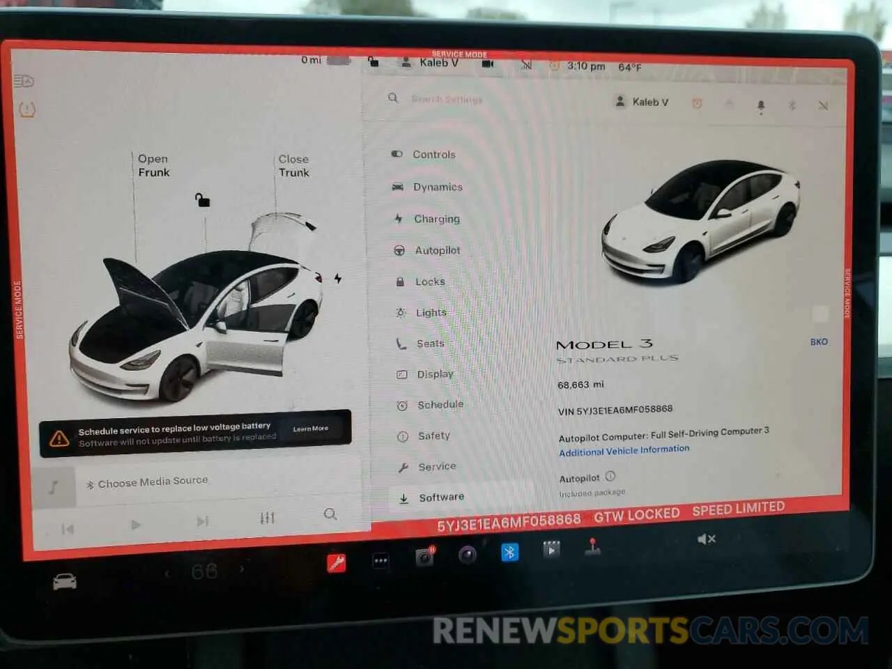 9 Photograph of a damaged car 5YJ3E1EA6MF058868 TESLA MODEL 3 2021