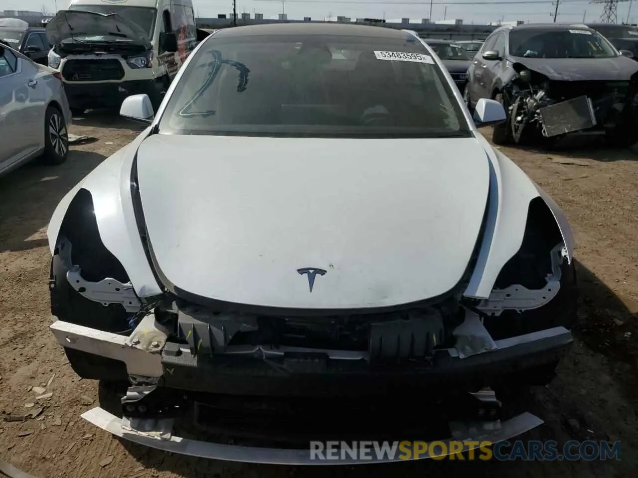 5 Photograph of a damaged car 5YJ3E1EA6MF059194 TESLA MODEL 3 2021
