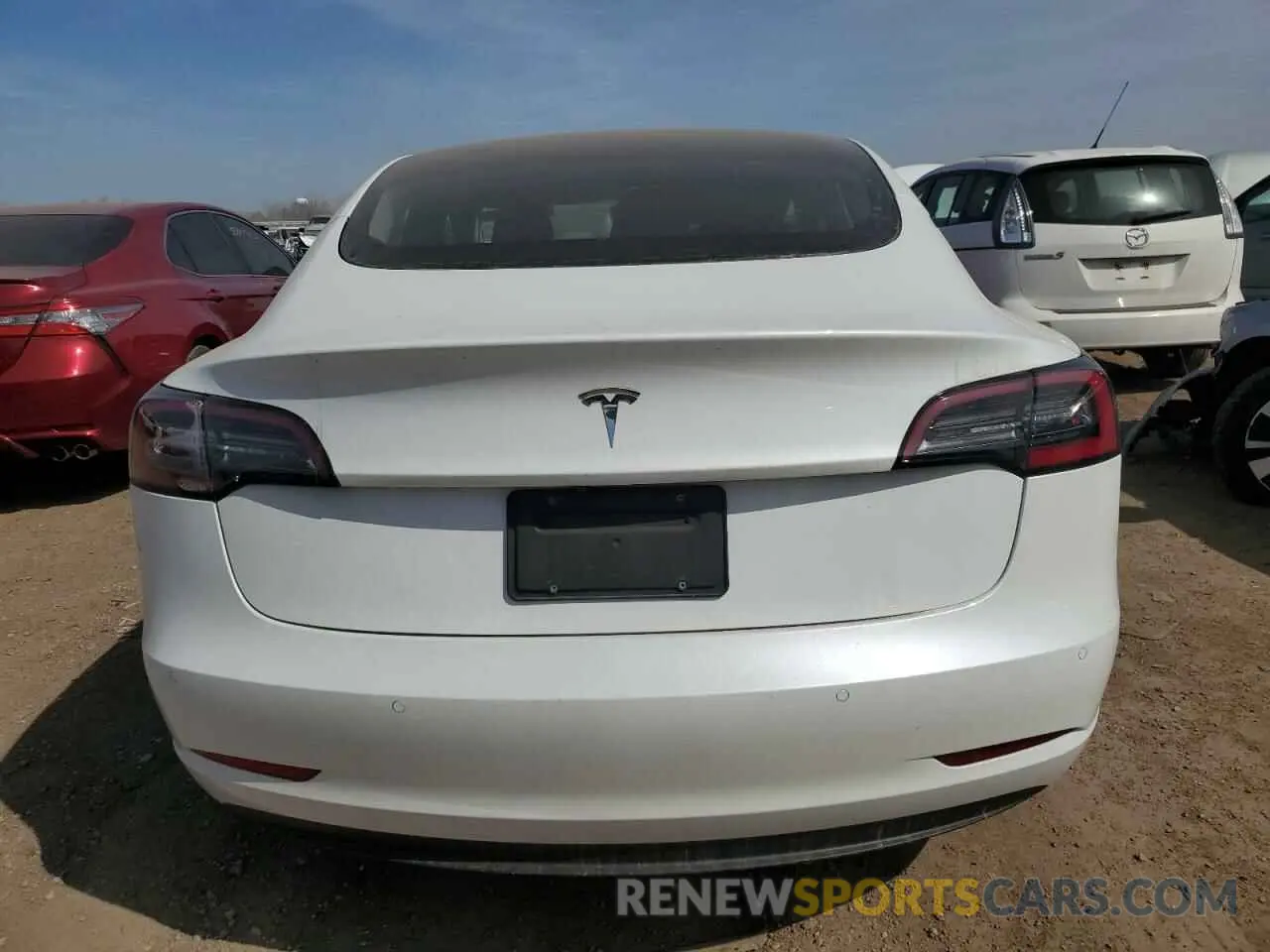 6 Photograph of a damaged car 5YJ3E1EA6MF059194 TESLA MODEL 3 2021