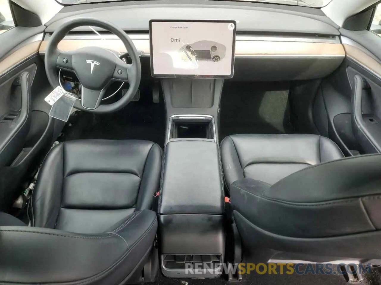 8 Photograph of a damaged car 5YJ3E1EA6MF062256 TESLA MODEL 3 2021