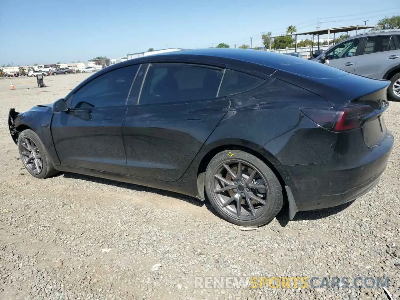 2 Photograph of a damaged car 5YJ3E1EA6MF067702 TESLA MODEL 3 2021