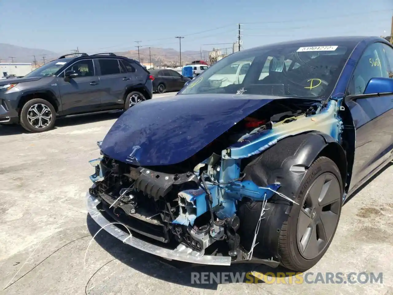 9 Photograph of a damaged car 5YJ3E1EA6MF068879 TESLA MODEL 3 2021