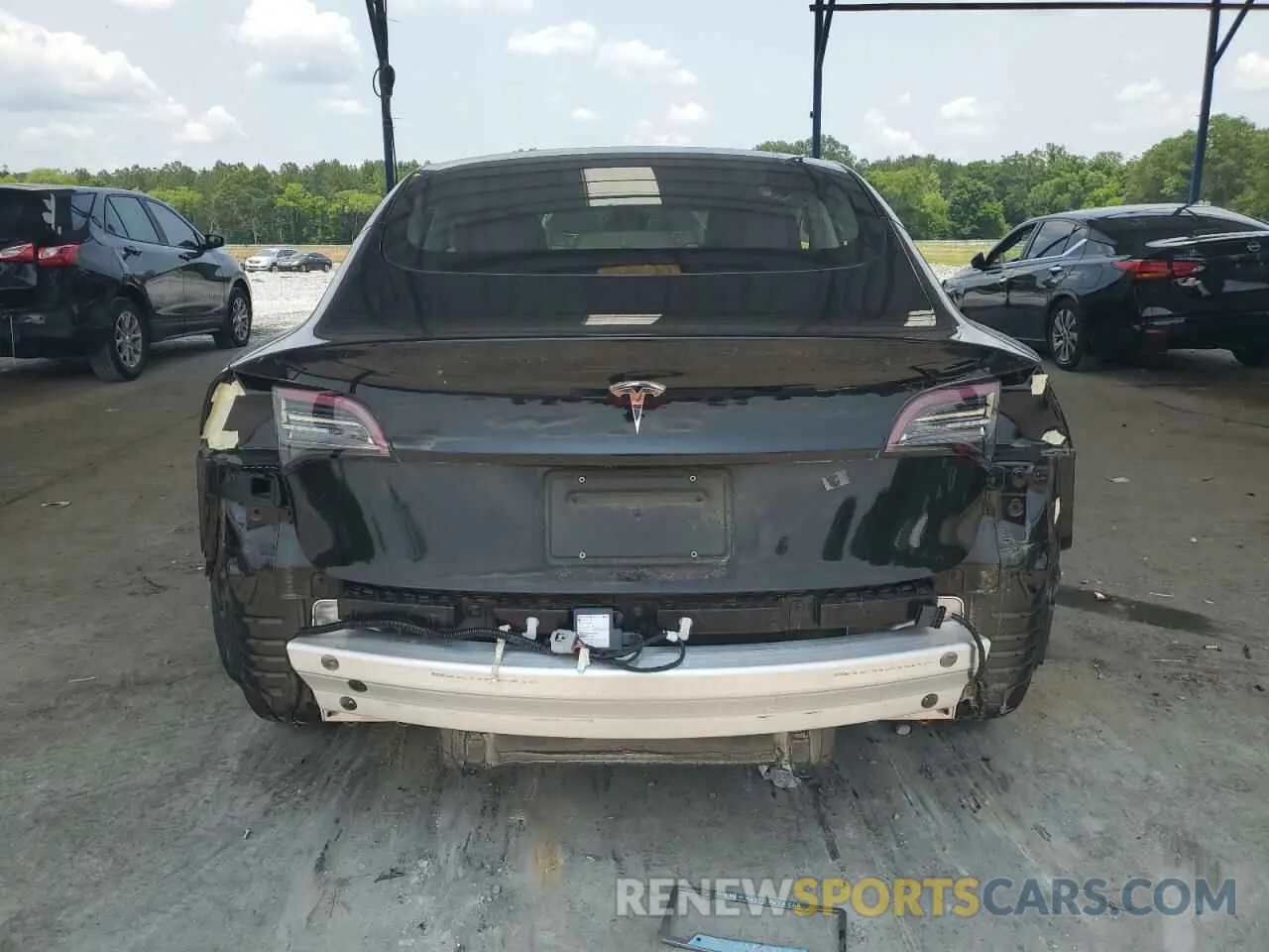 6 Photograph of a damaged car 5YJ3E1EA6MF081454 TESLA MODEL 3 2021