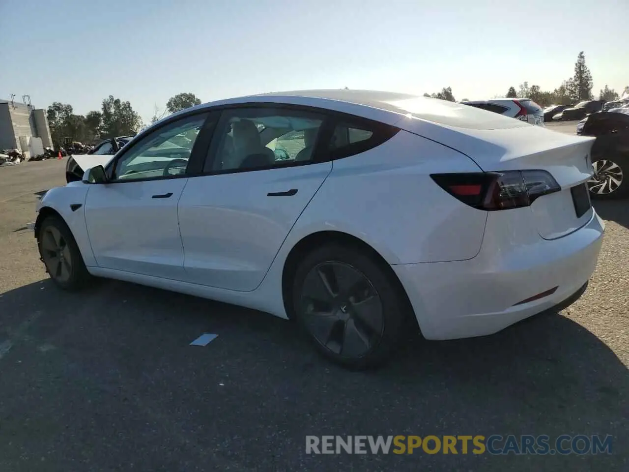 2 Photograph of a damaged car 5YJ3E1EA6MF082832 TESLA MODEL 3 2021