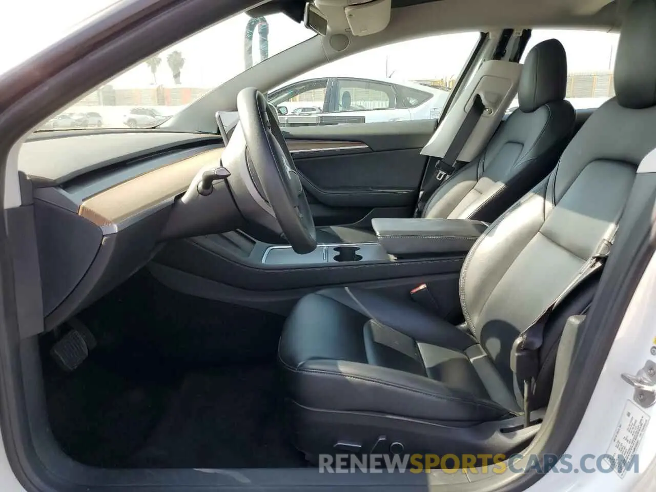 7 Photograph of a damaged car 5YJ3E1EA6MF093331 TESLA MODEL 3 2021