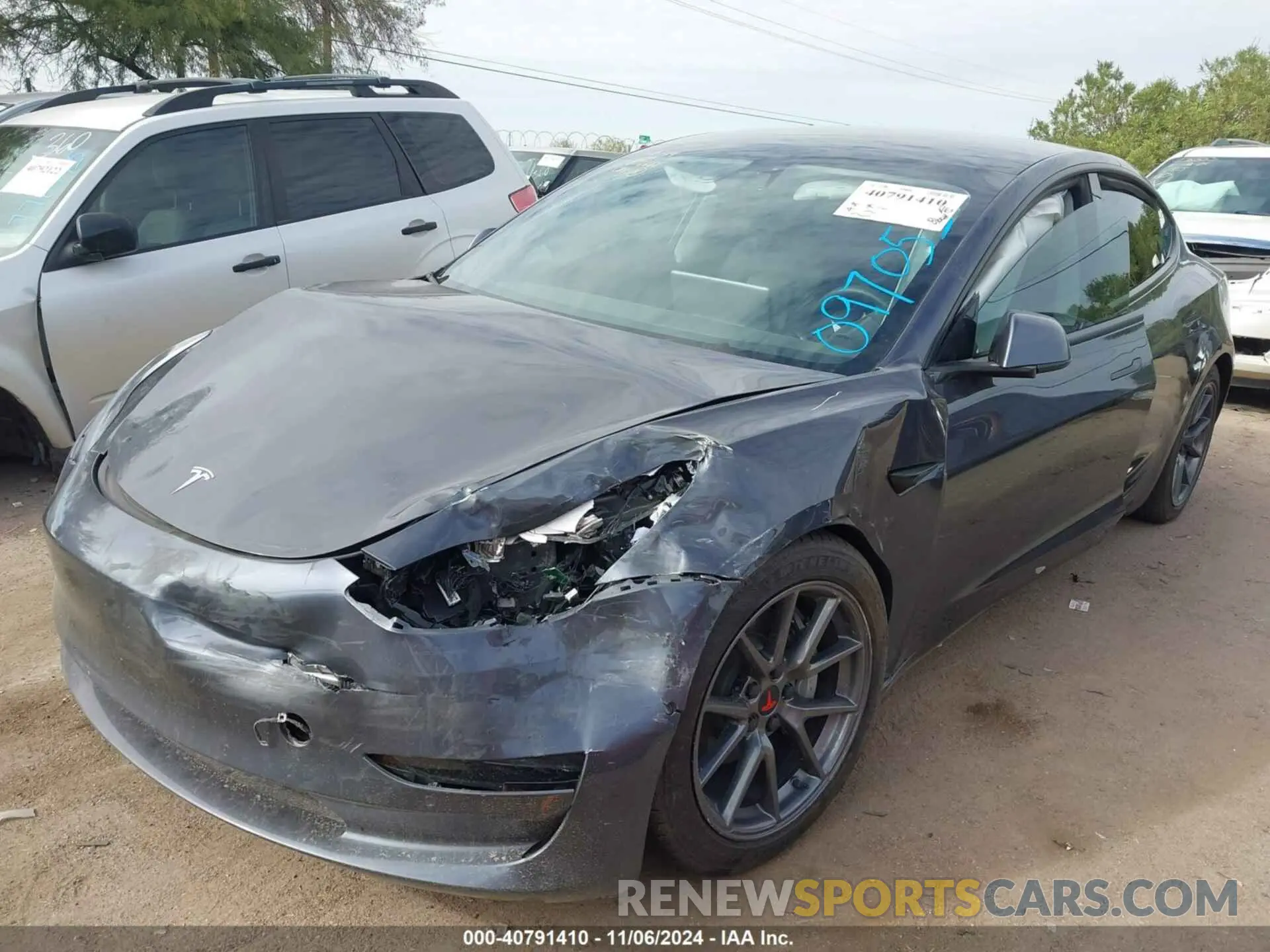 6 Photograph of a damaged car 5YJ3E1EA6MF097055 TESLA MODEL 3 2021