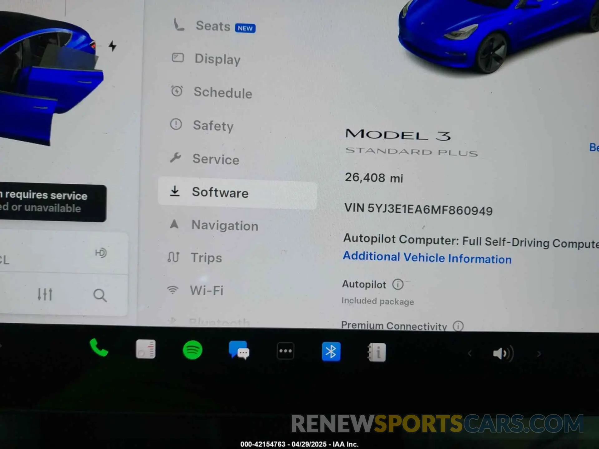 14 Photograph of a damaged car 5YJ3E1EA6MF860949 TESLA MODEL 3 2021