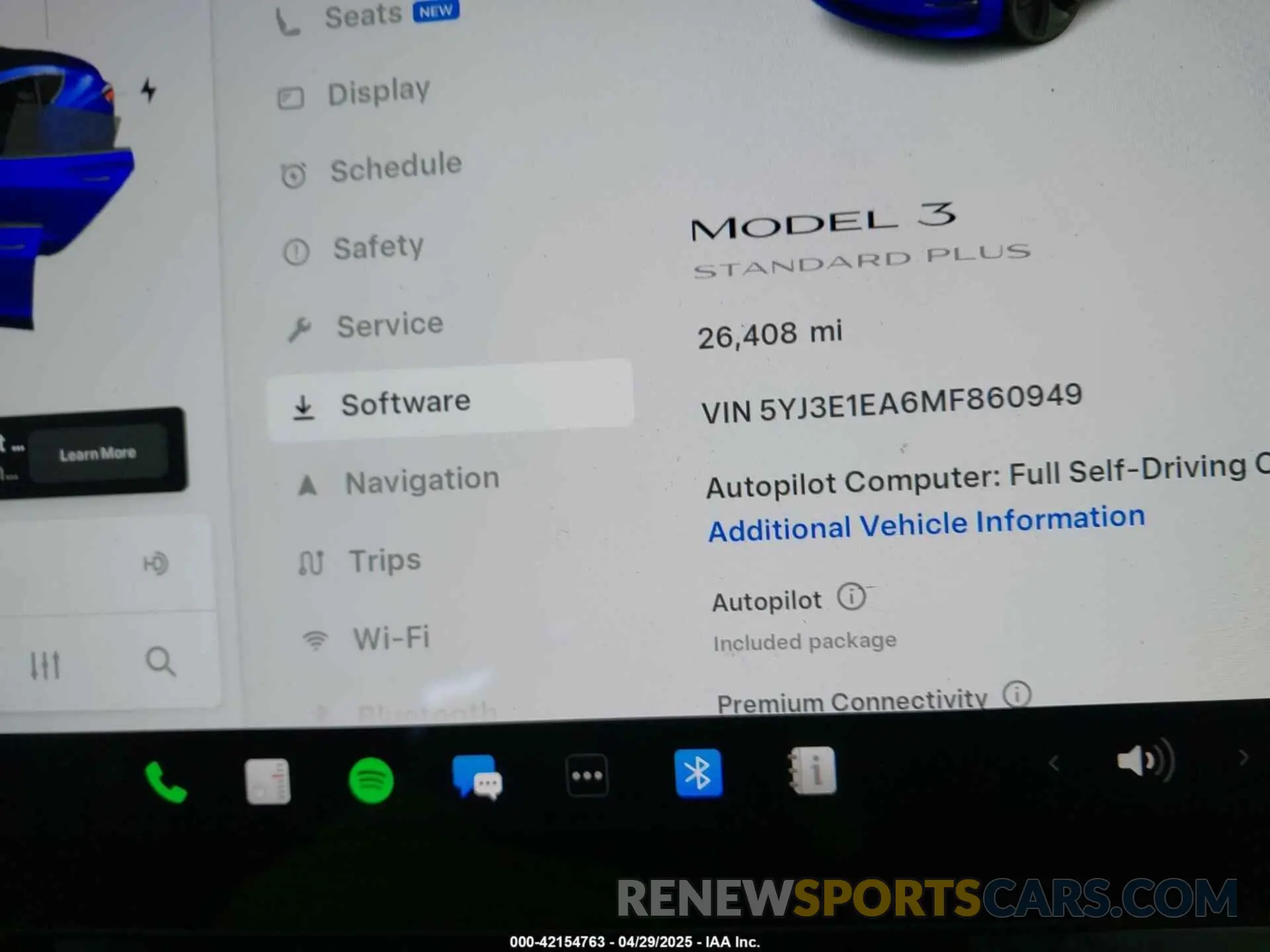 7 Photograph of a damaged car 5YJ3E1EA6MF860949 TESLA MODEL 3 2021