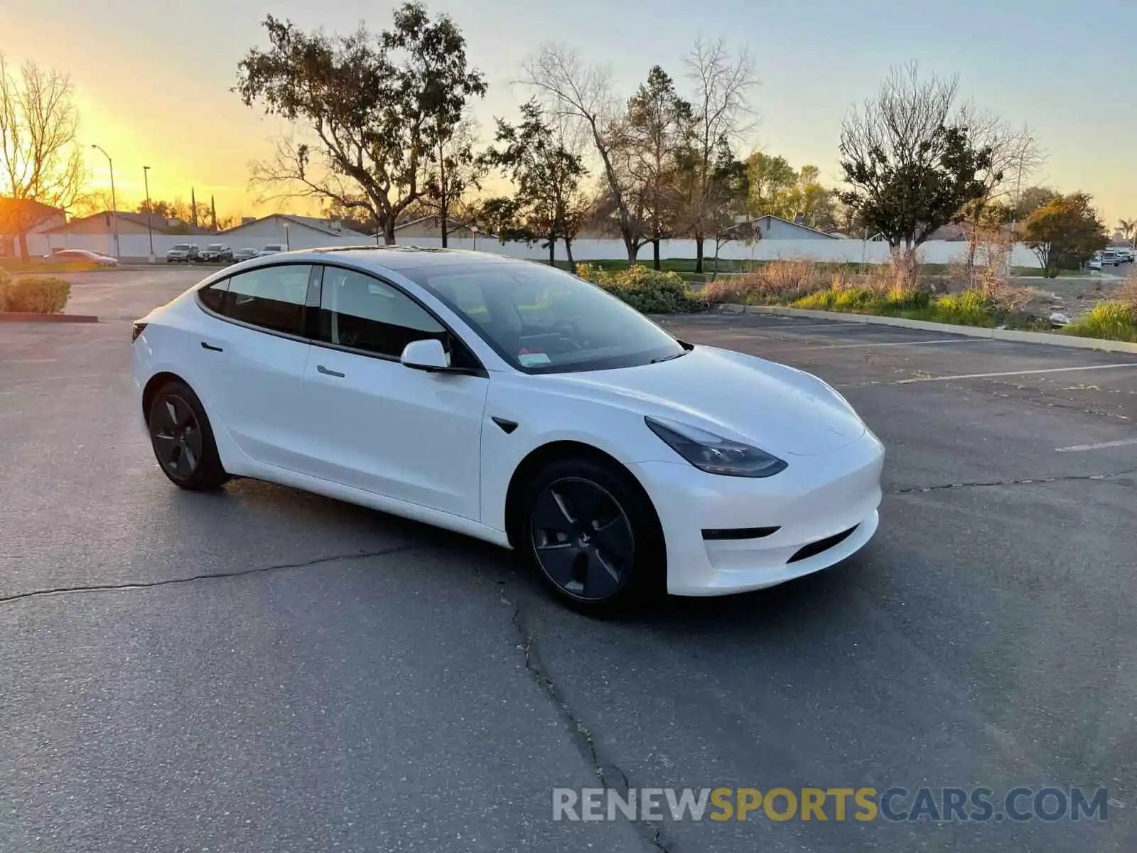 1 Photograph of a damaged car 5YJ3E1EA6MF873863 TESLA MODEL 3 2021