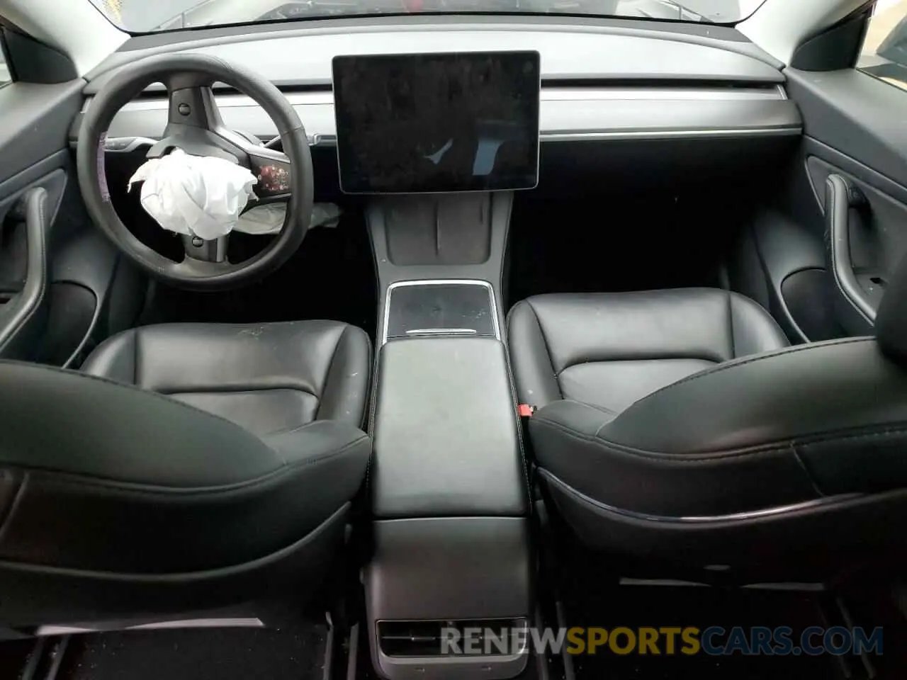 8 Photograph of a damaged car 5YJ3E1EA6MF877752 TESLA MODEL 3 2021