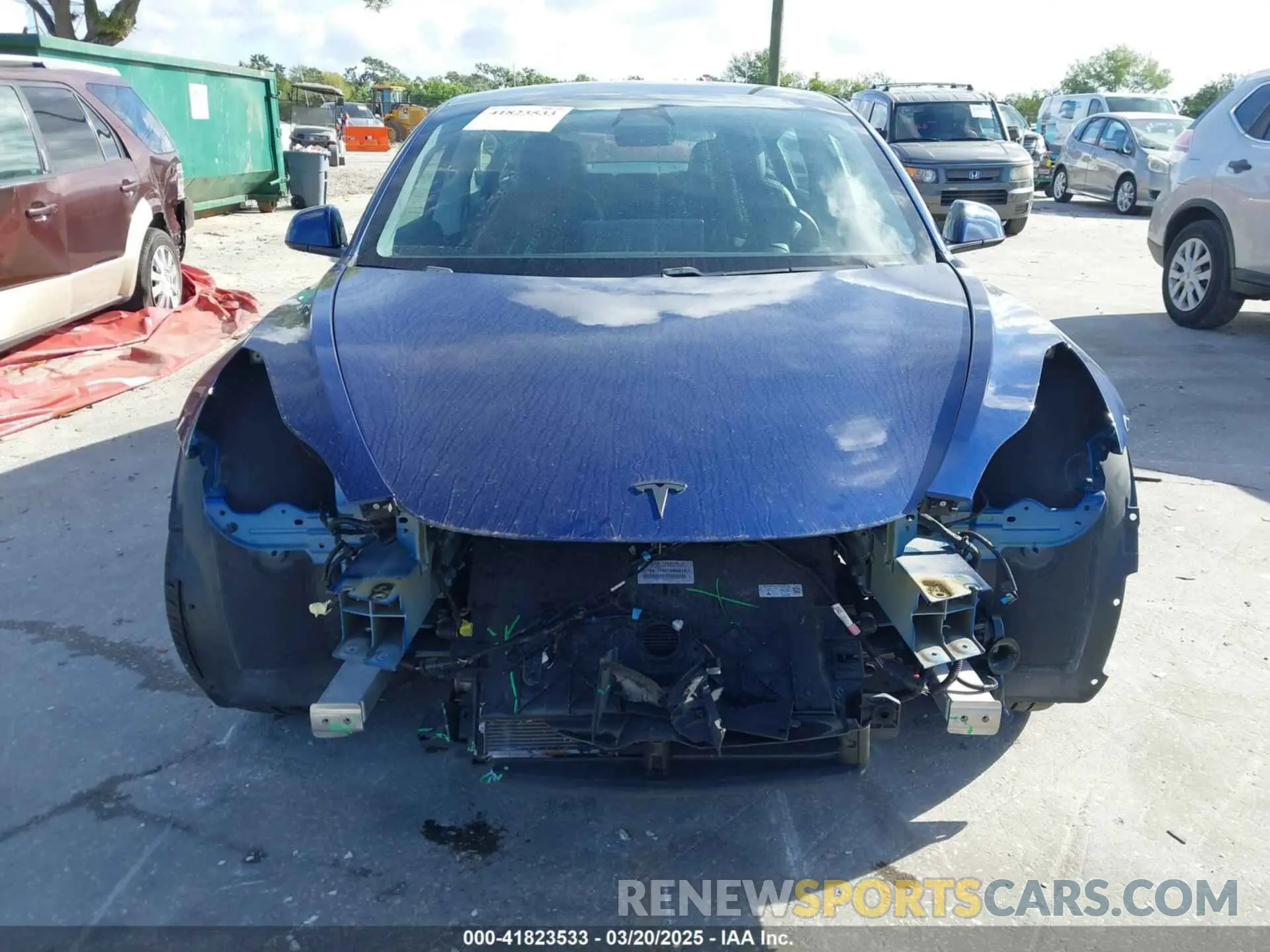 11 Photograph of a damaged car 5YJ3E1EA6MF907476 TESLA MODEL 3 2021