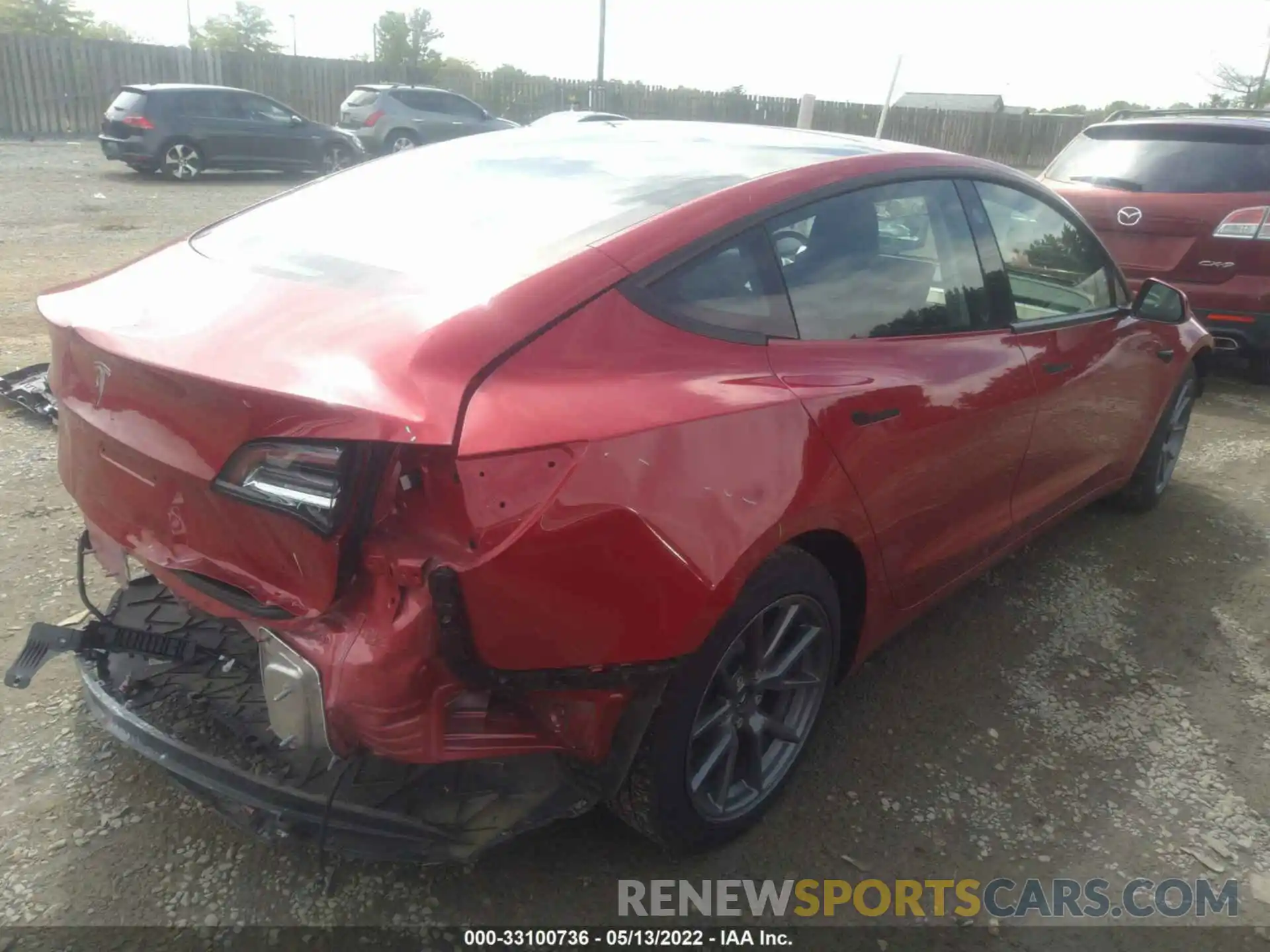 4 Photograph of a damaged car 5YJ3E1EA6MF911494 TESLA MODEL 3 2021