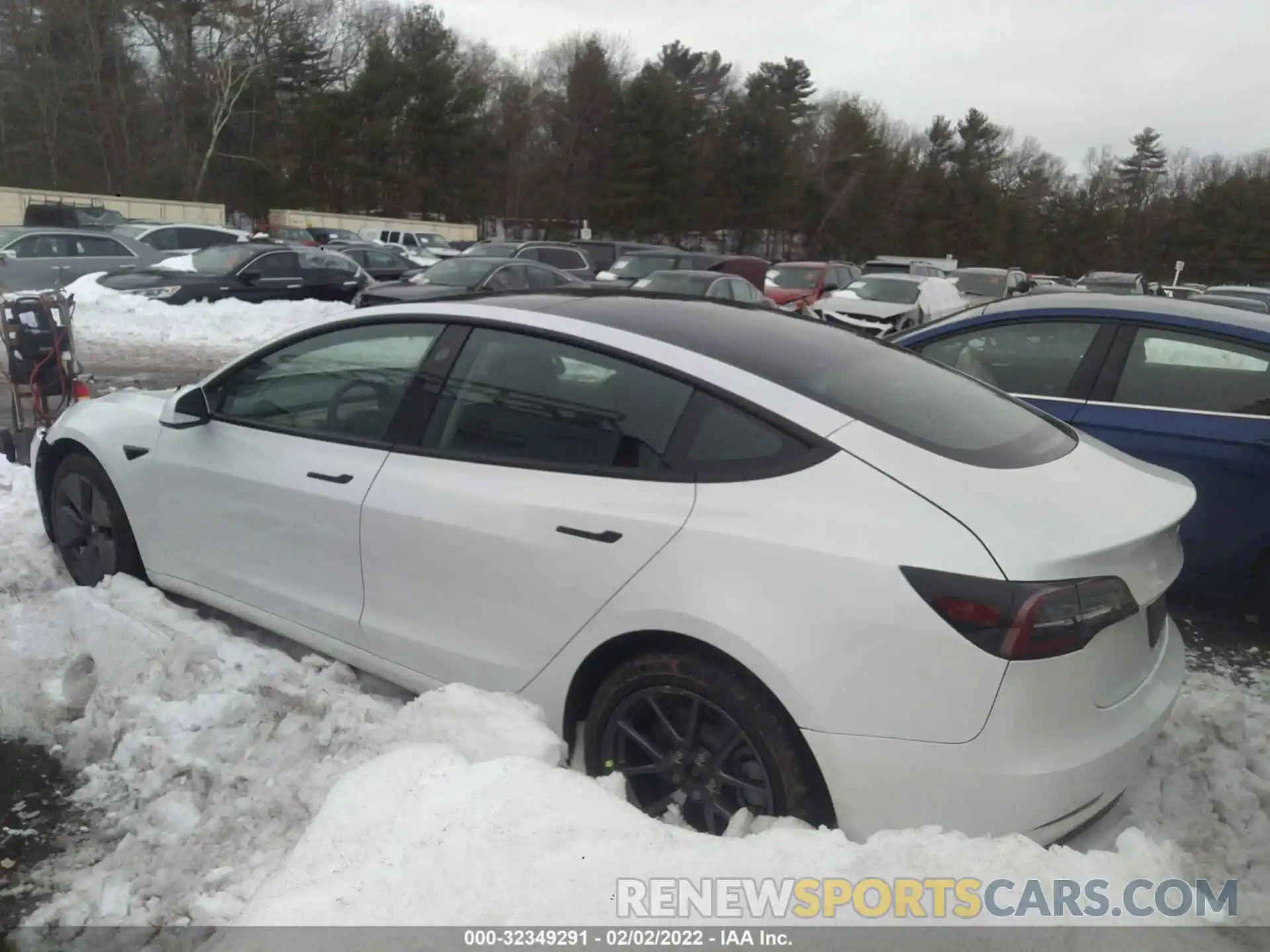 3 Photograph of a damaged car 5YJ3E1EA6MF923127 TESLA MODEL 3 2021