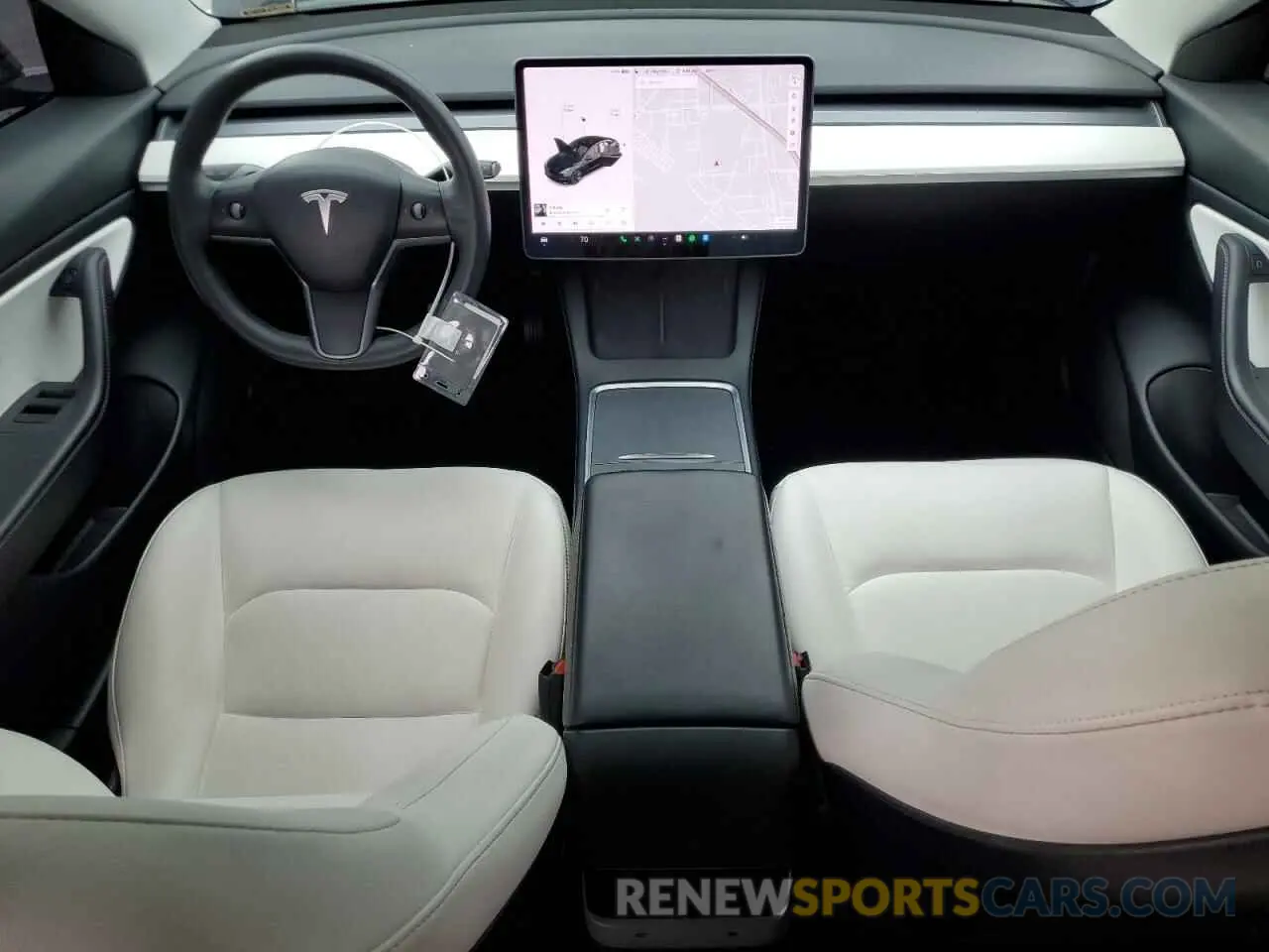 8 Photograph of a damaged car 5YJ3E1EA6MF938582 TESLA MODEL 3 2021