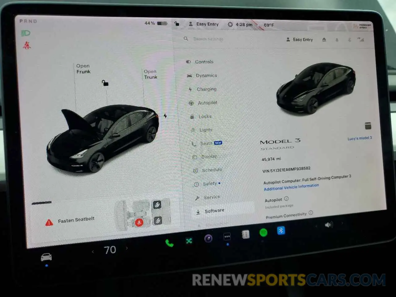 9 Photograph of a damaged car 5YJ3E1EA6MF938582 TESLA MODEL 3 2021