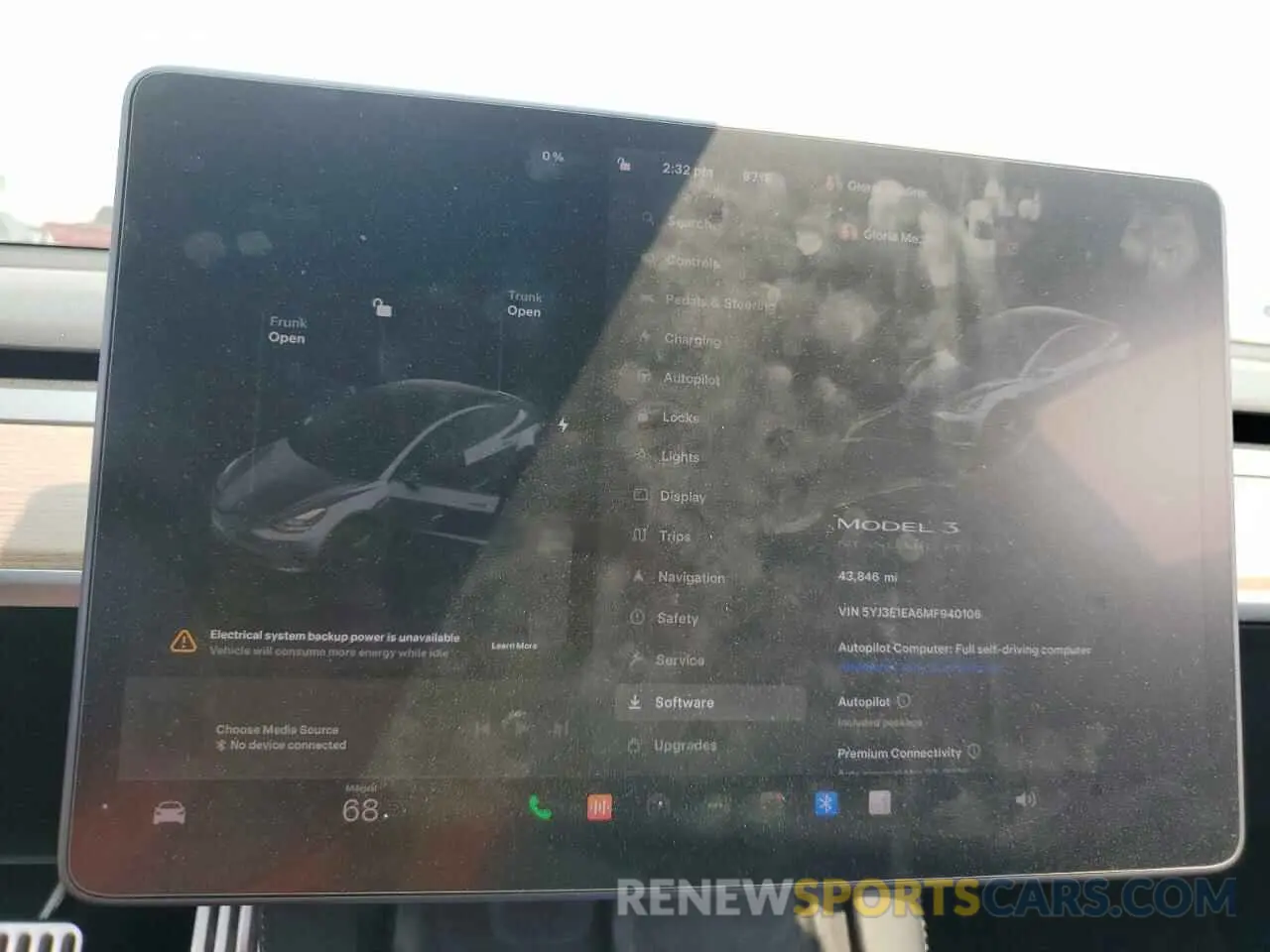 9 Photograph of a damaged car 5YJ3E1EA6MF940106 TESLA MODEL 3 2021