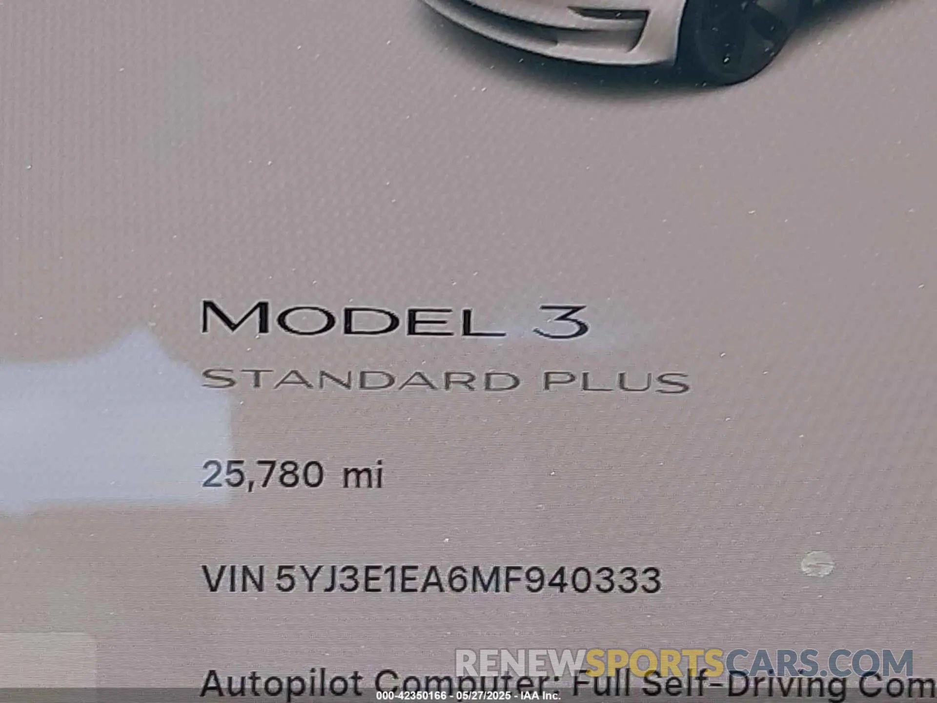 7 Photograph of a damaged car 5YJ3E1EA6MF940333 TESLA MODEL 3 2021